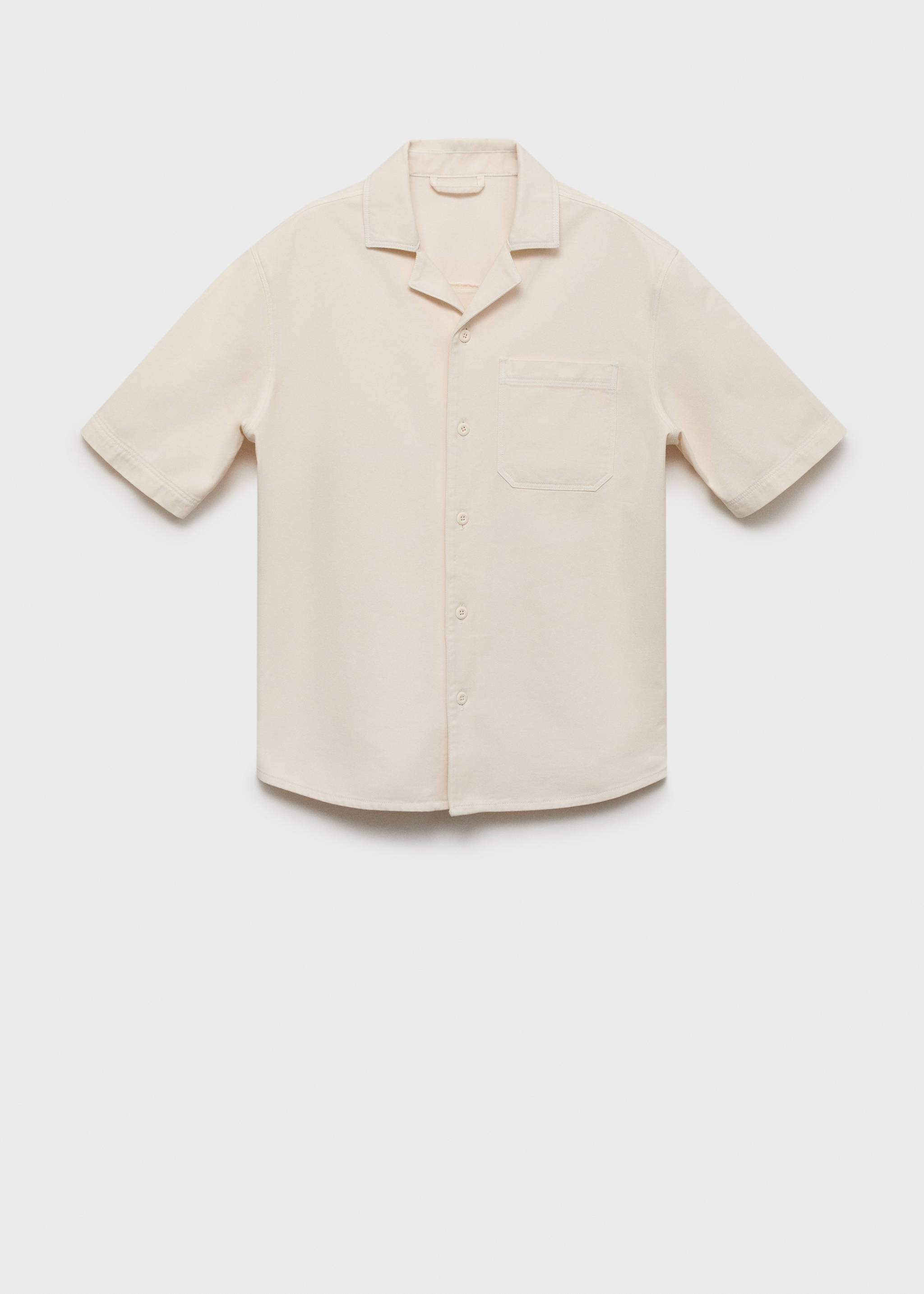 Chemise poche coton et lyocell - Article sans modèle