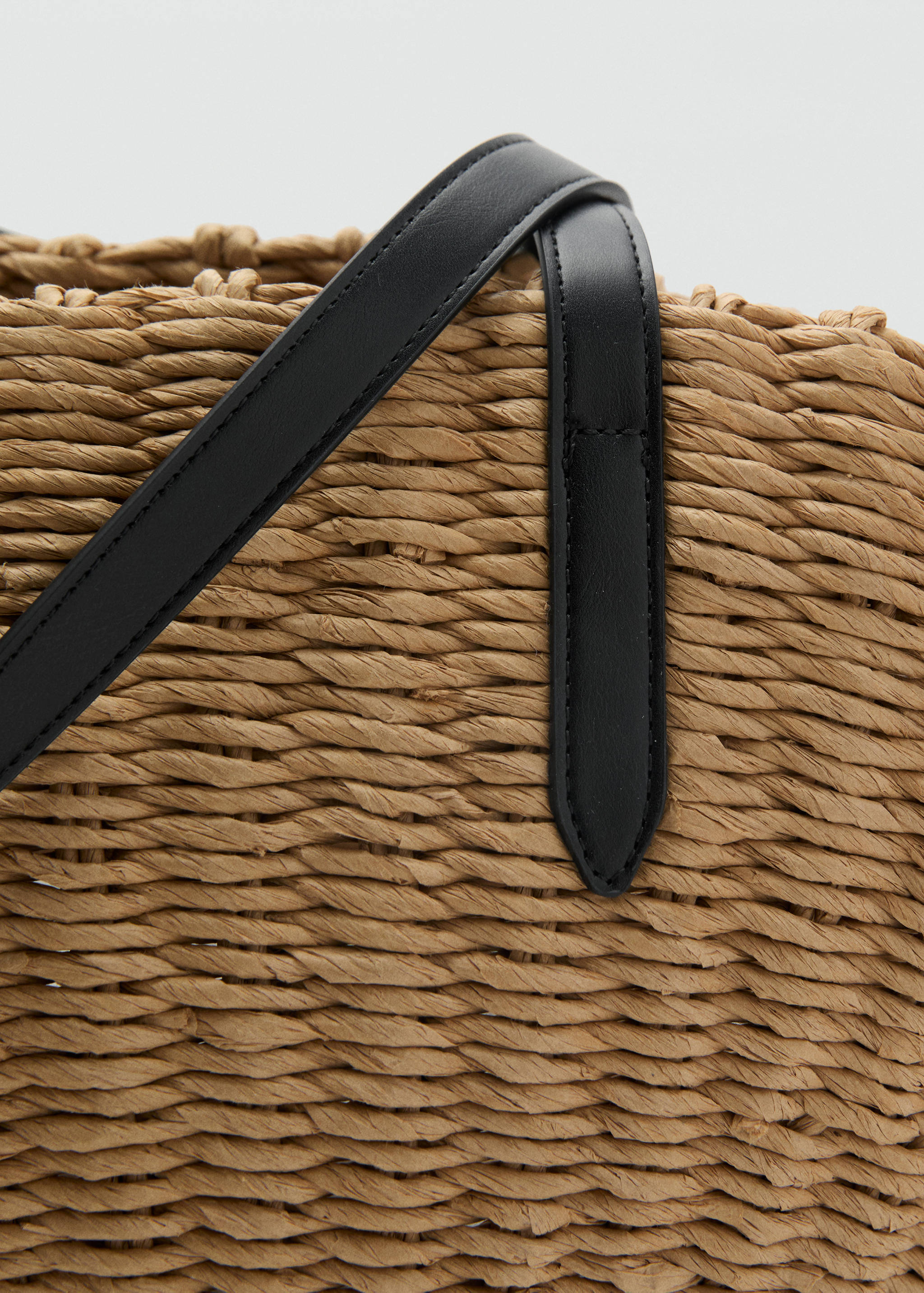 Natural fibre basket bag - Details of the article 2