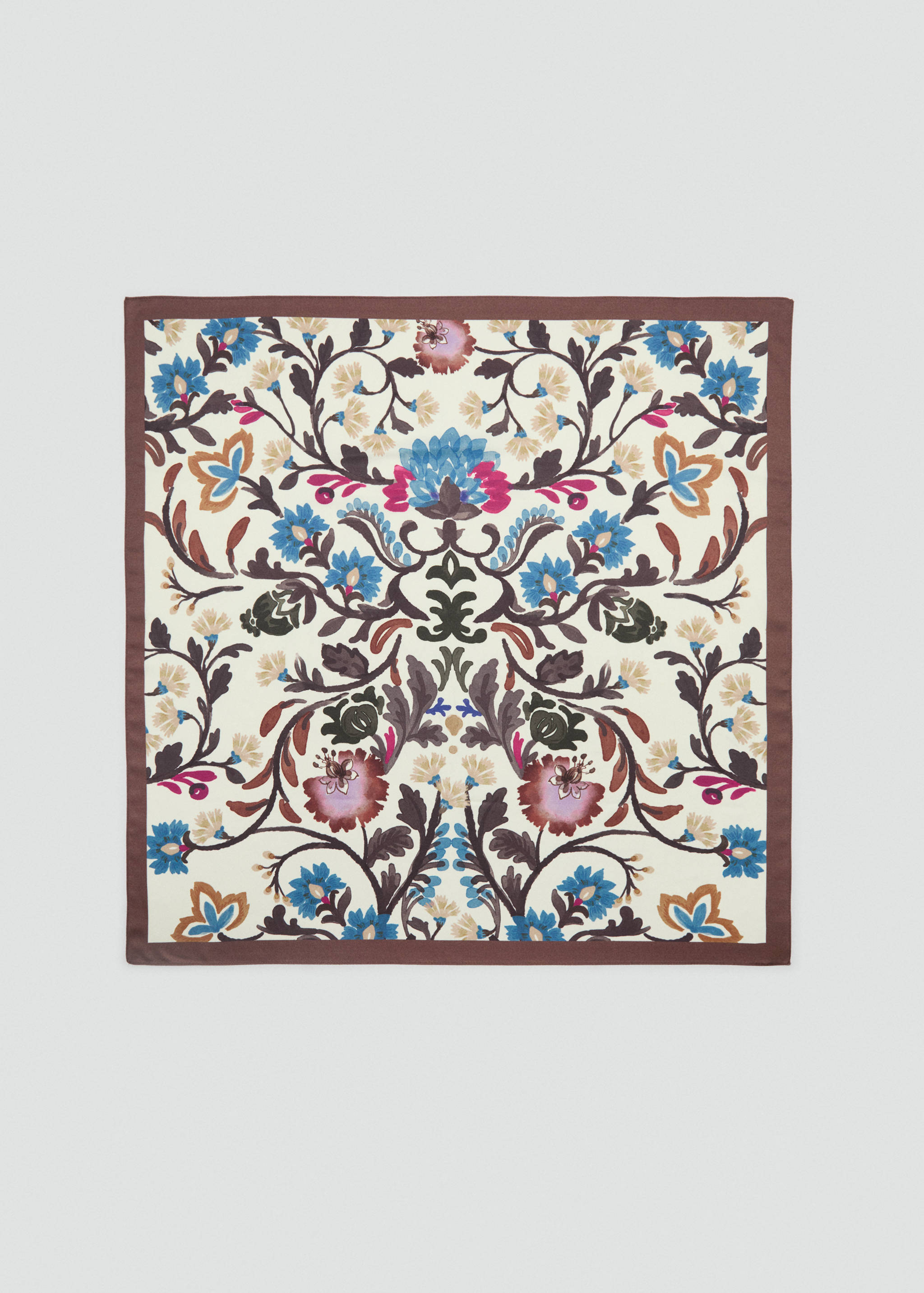 Printed satin scarf - Article without model