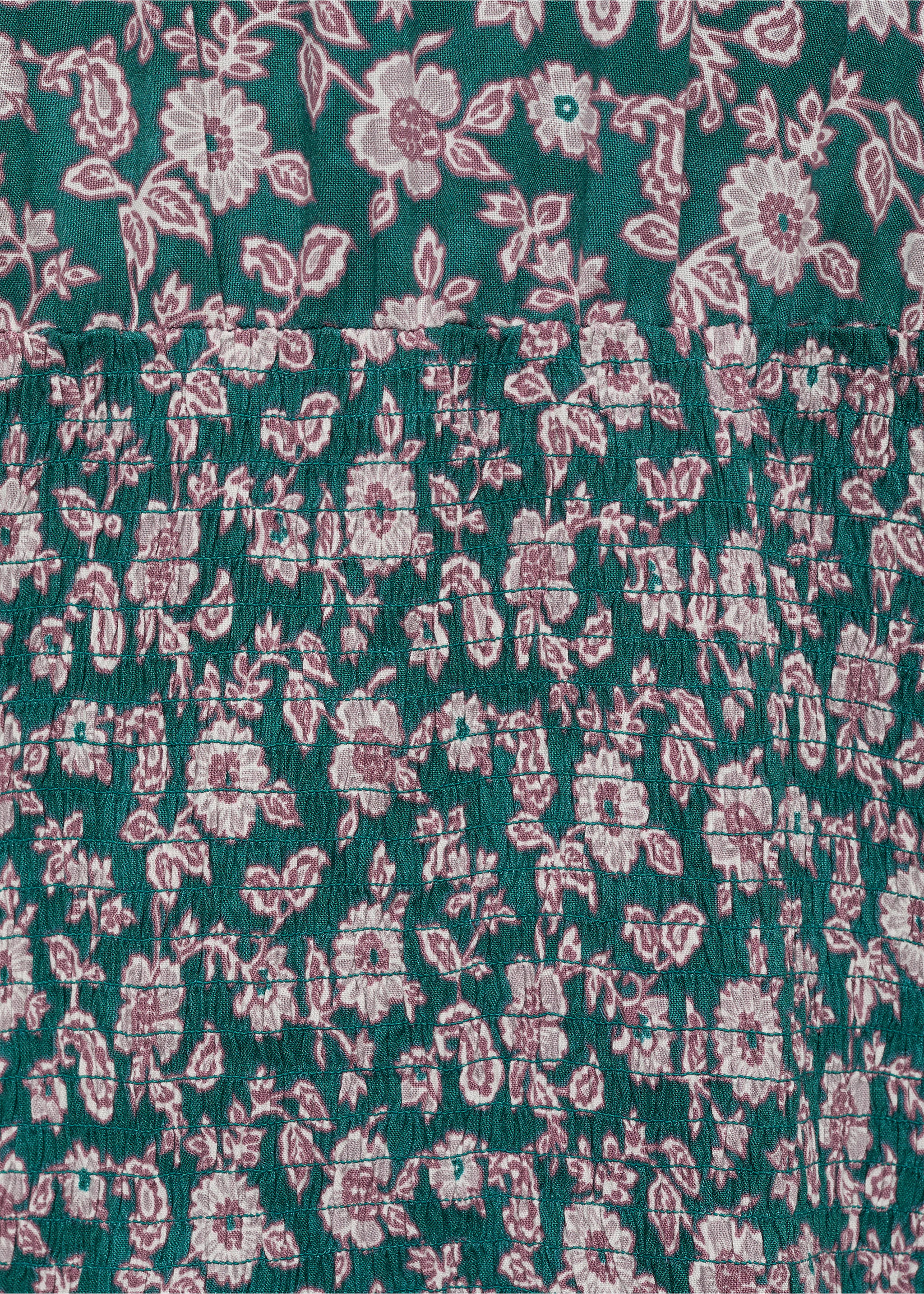 Letter-print ruffled dress - Details of the article 8, Dark Navy. Ref: 87060261-00.