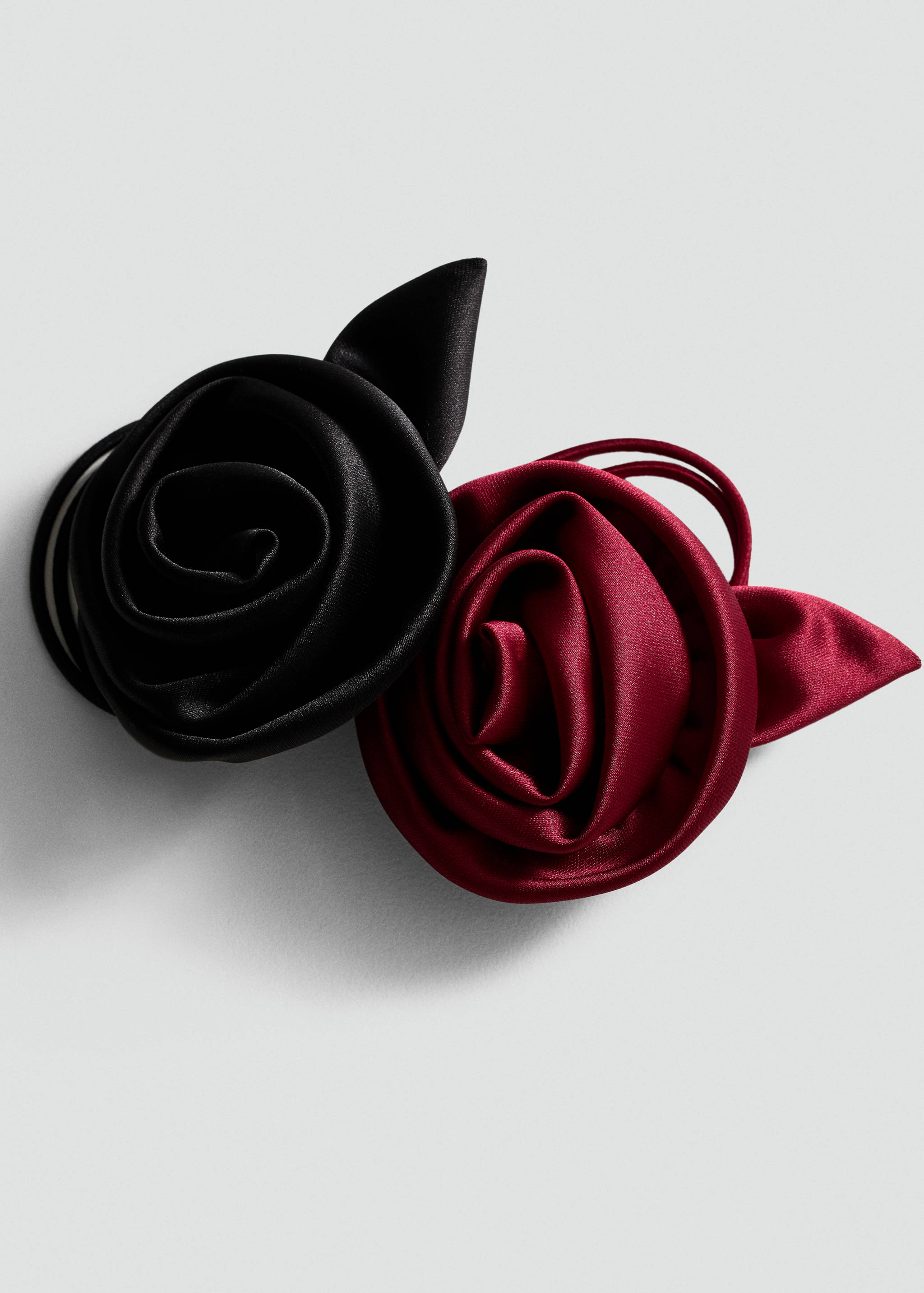 Flower hair ties pack - Medium plane