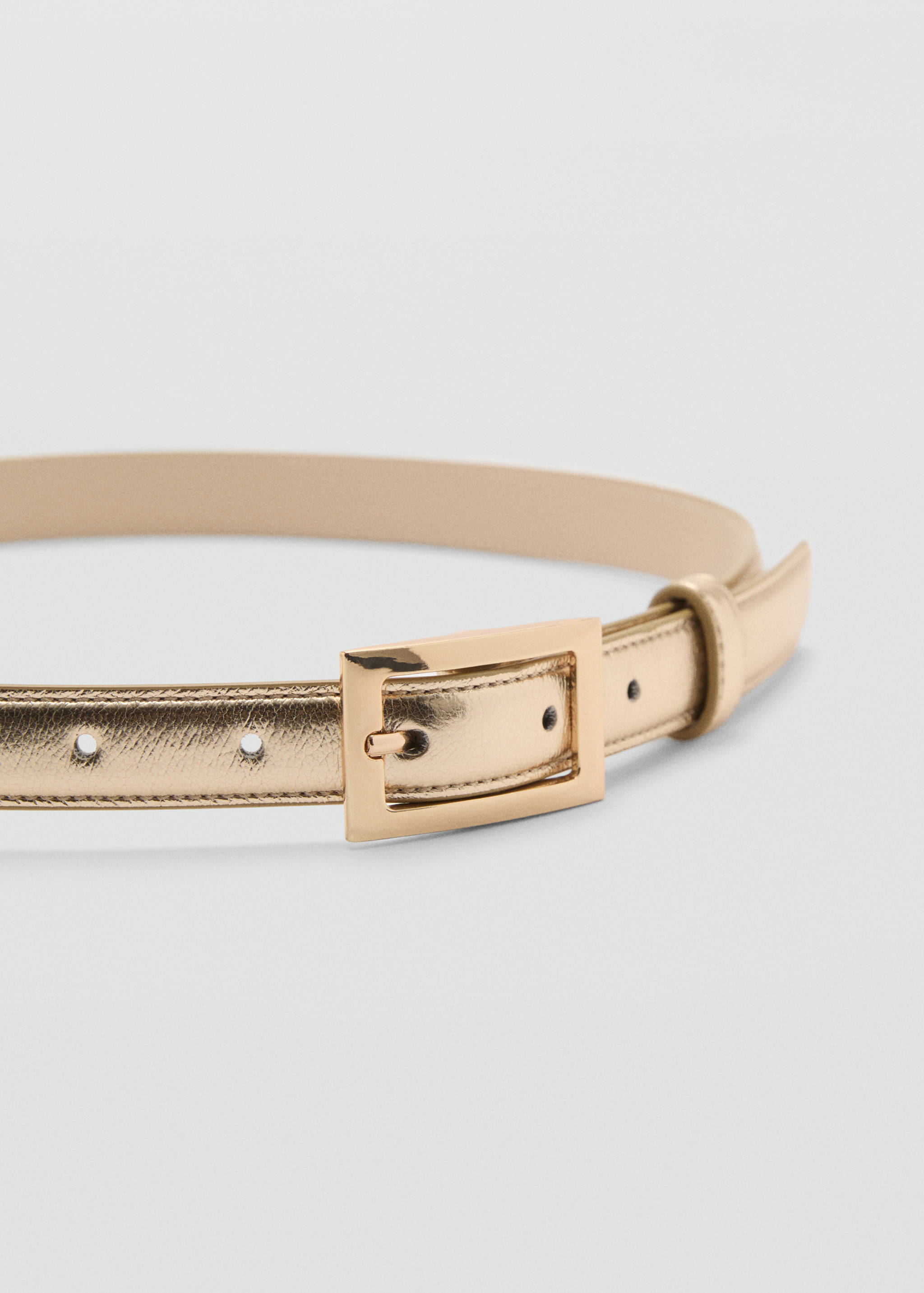 Square buckle belt - Medium plane