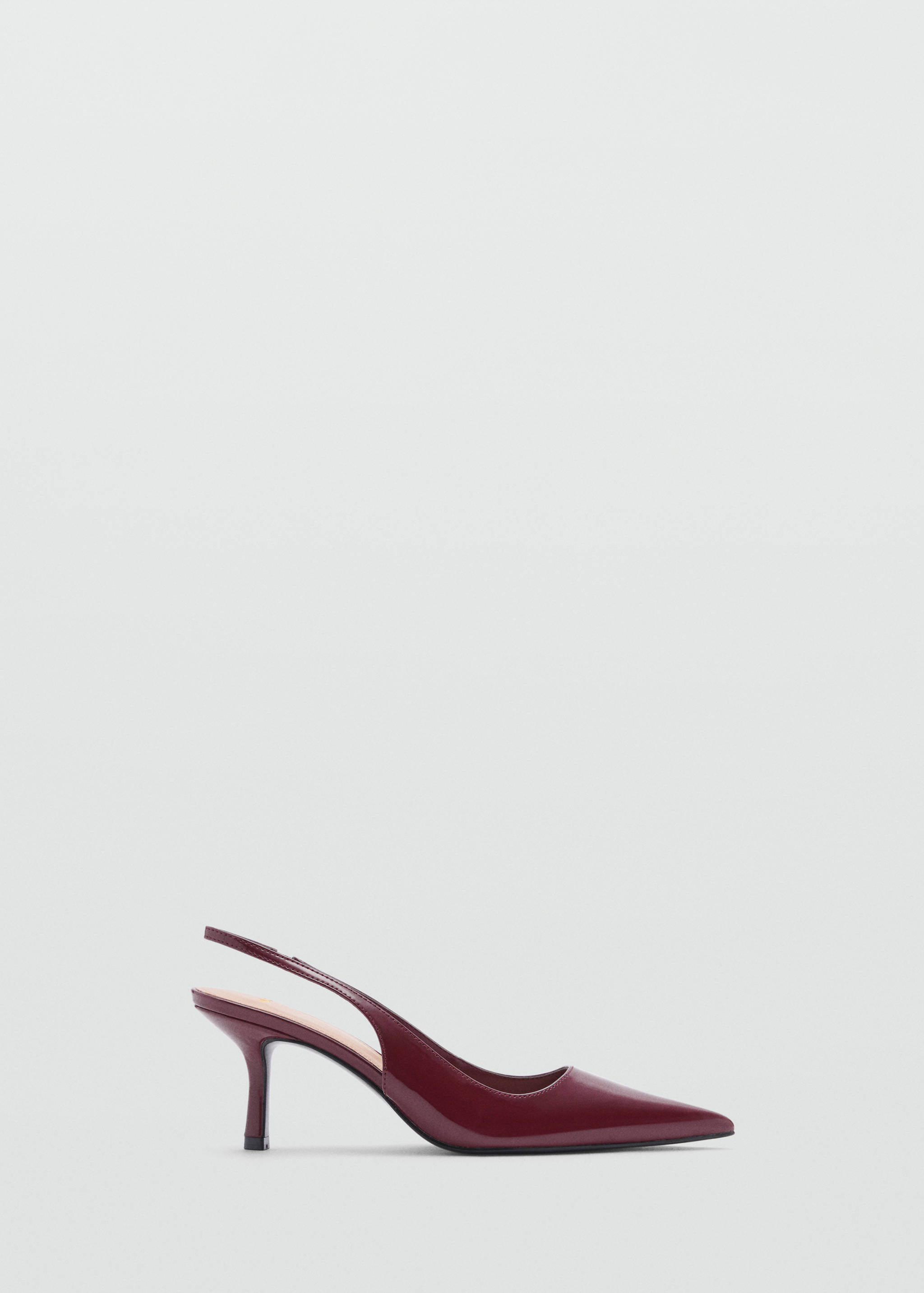 Patent-effect pointed-toe shoes - Article without model