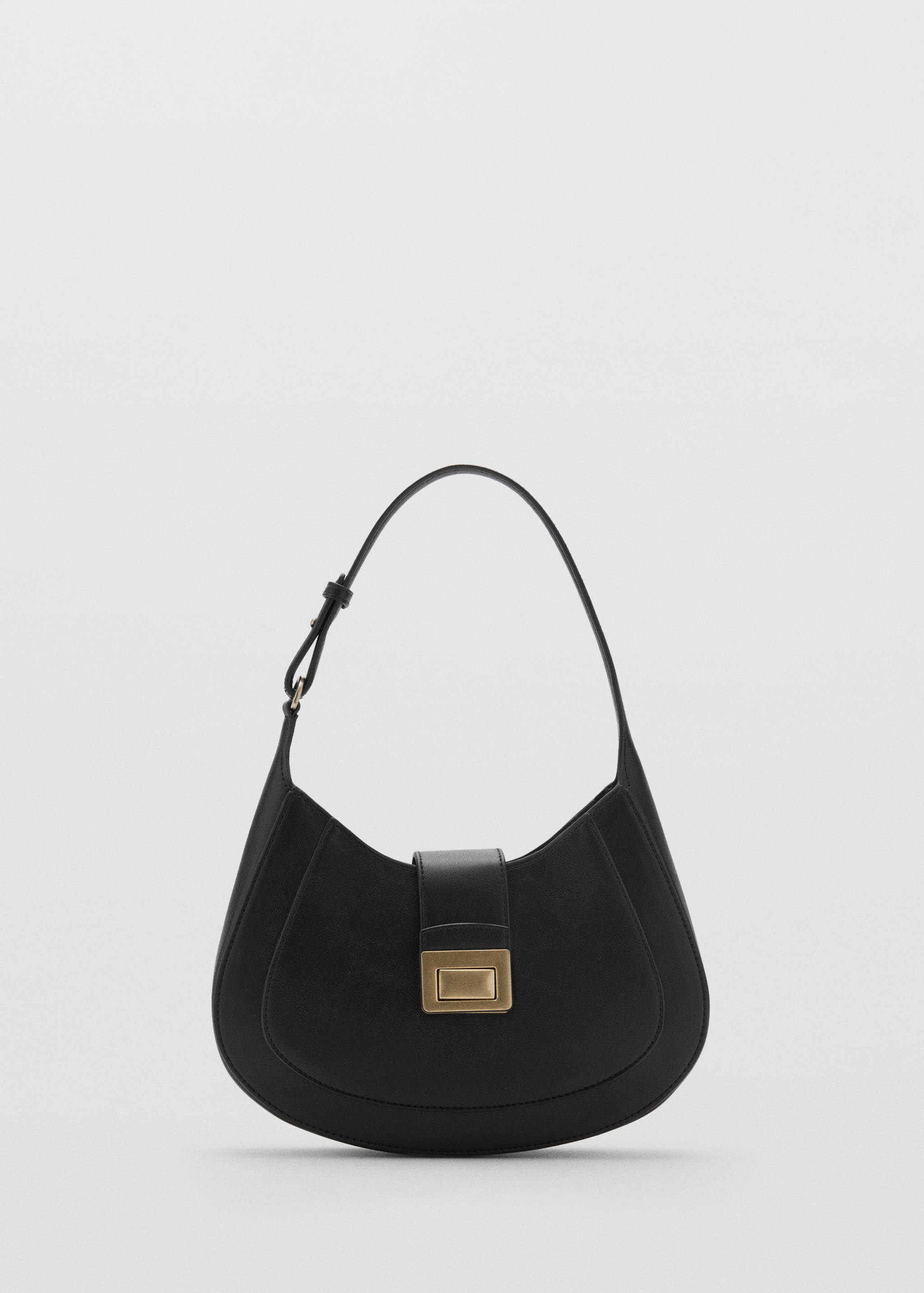 Shoulder bag with metal closure - Article without model