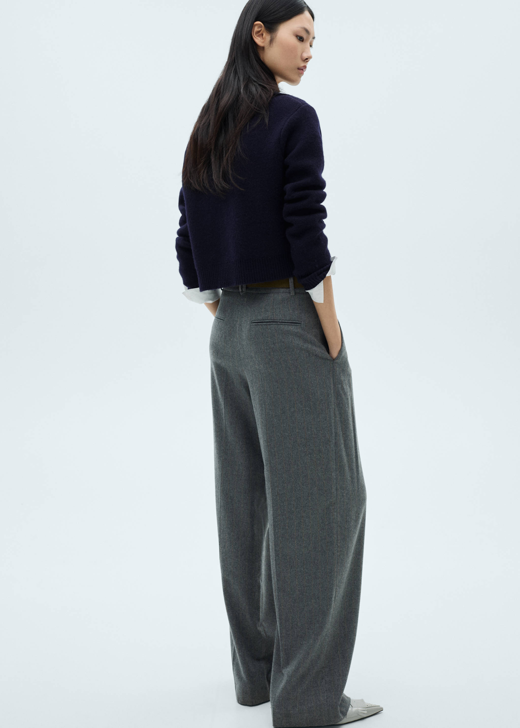 Chaqueta lana doble botonadura - Reverso del artículo