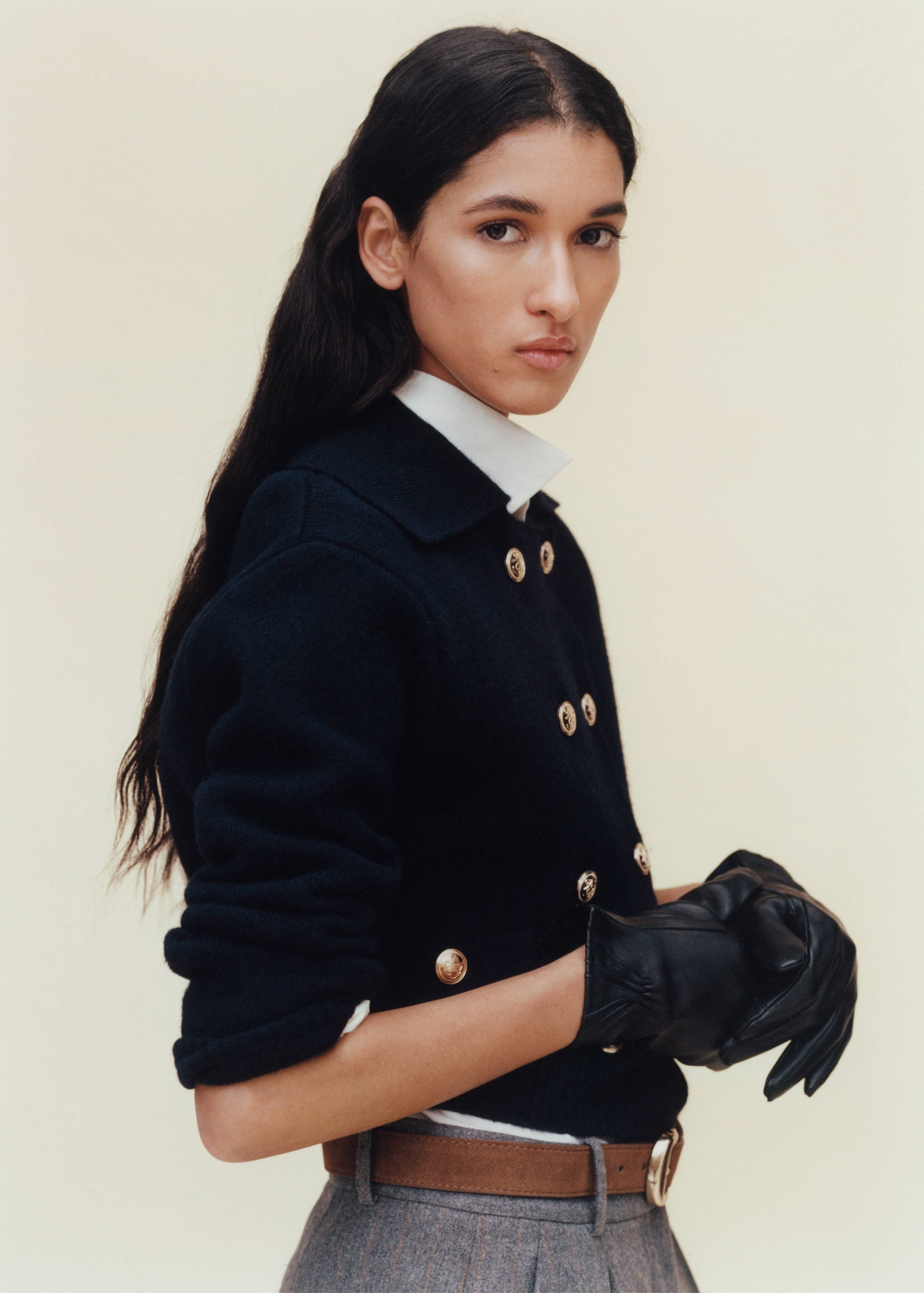 Double-breasted wool jacket - Details of the article 7