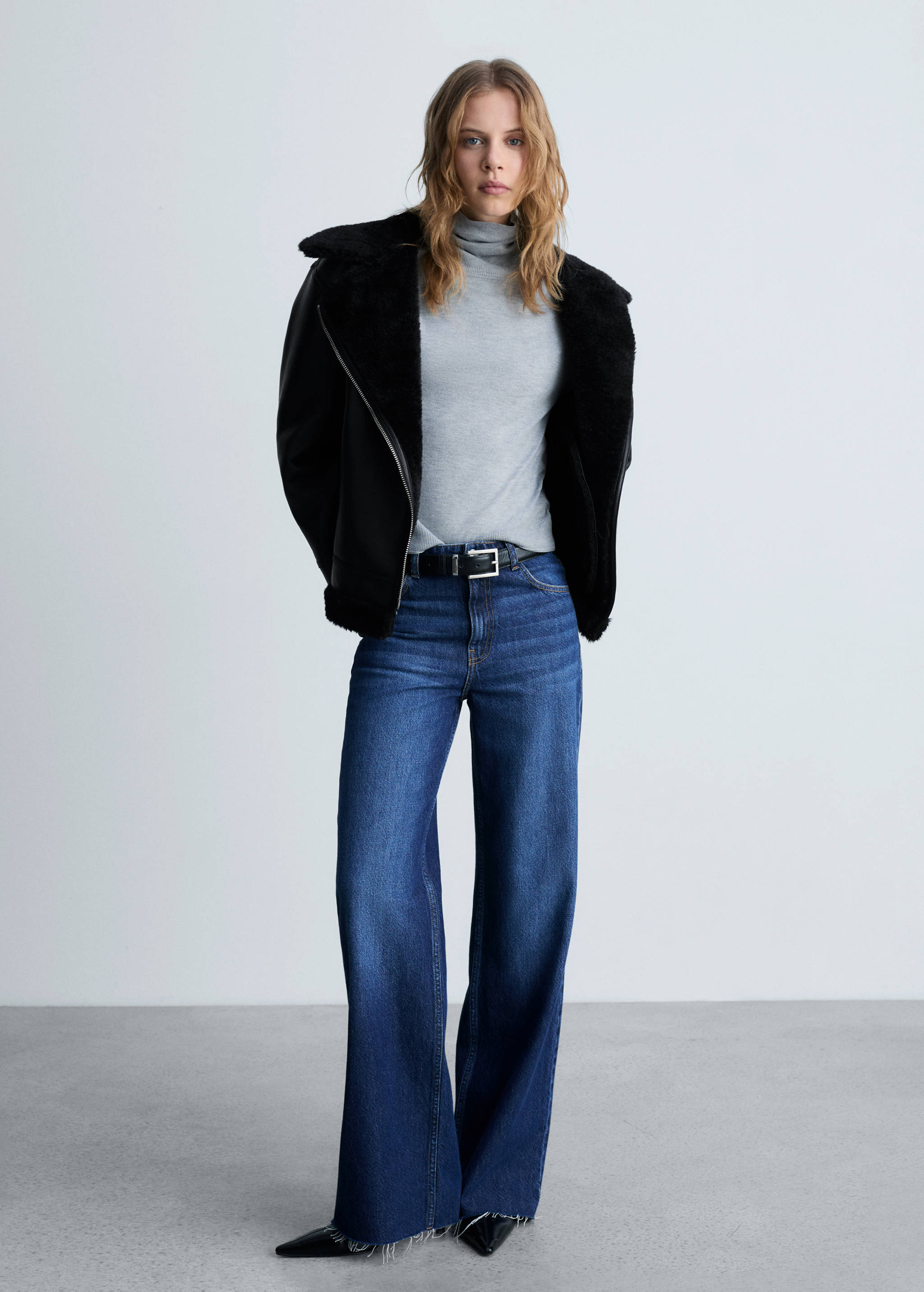 Veste double face similicuir - Plan général