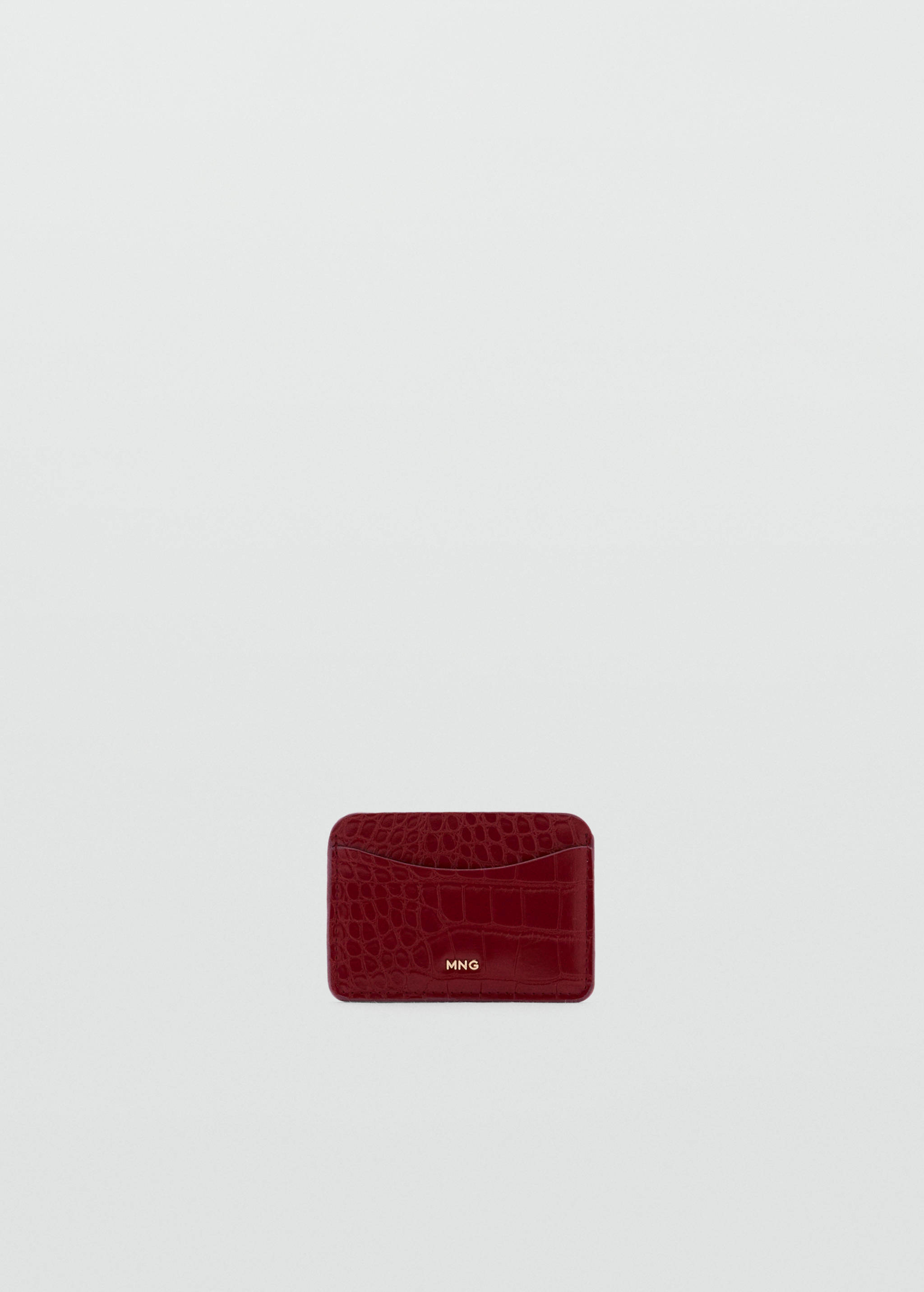 Croc-effect cardholder - Article without model