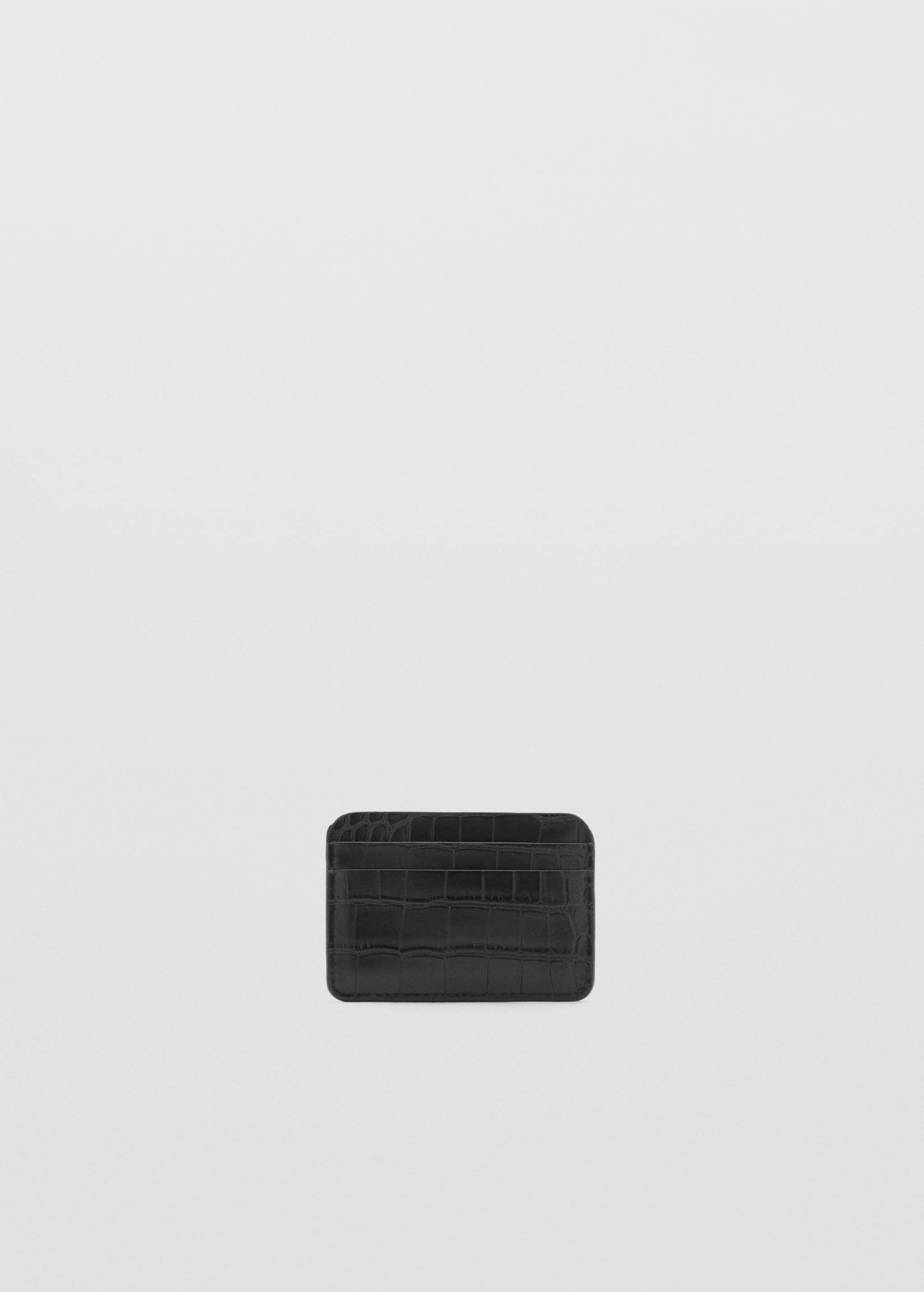 Croc-effect cardholder - Article without model