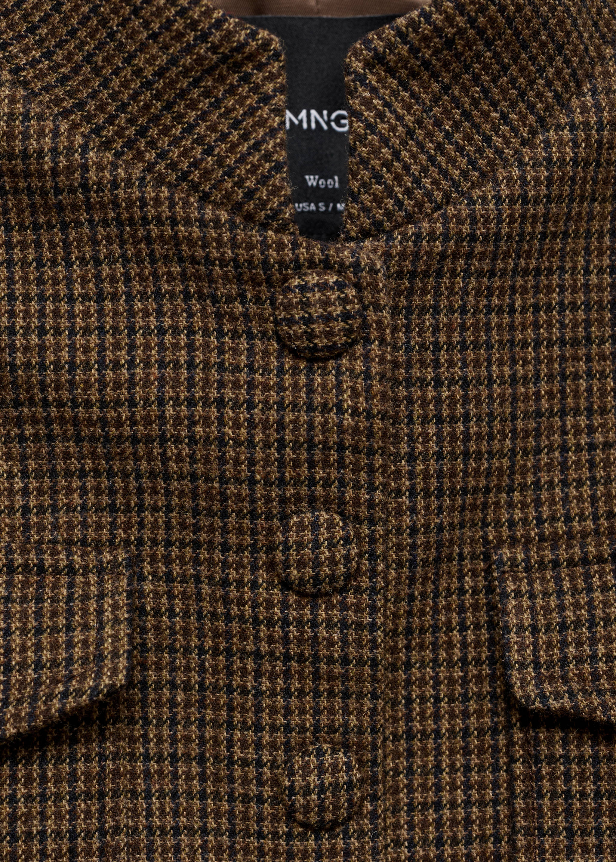 Micro-houndstooth wool jacket - Details of the article 8