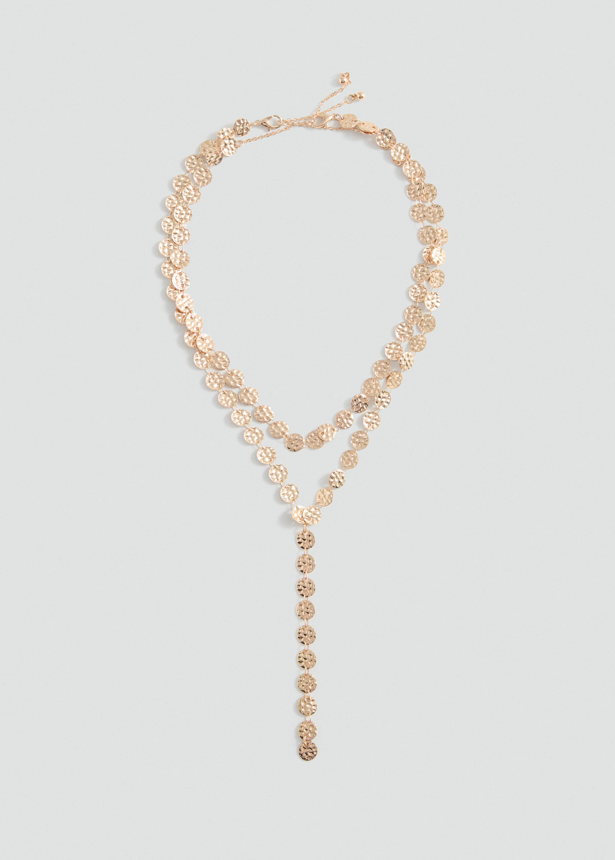Coin charm necklace - Article without model