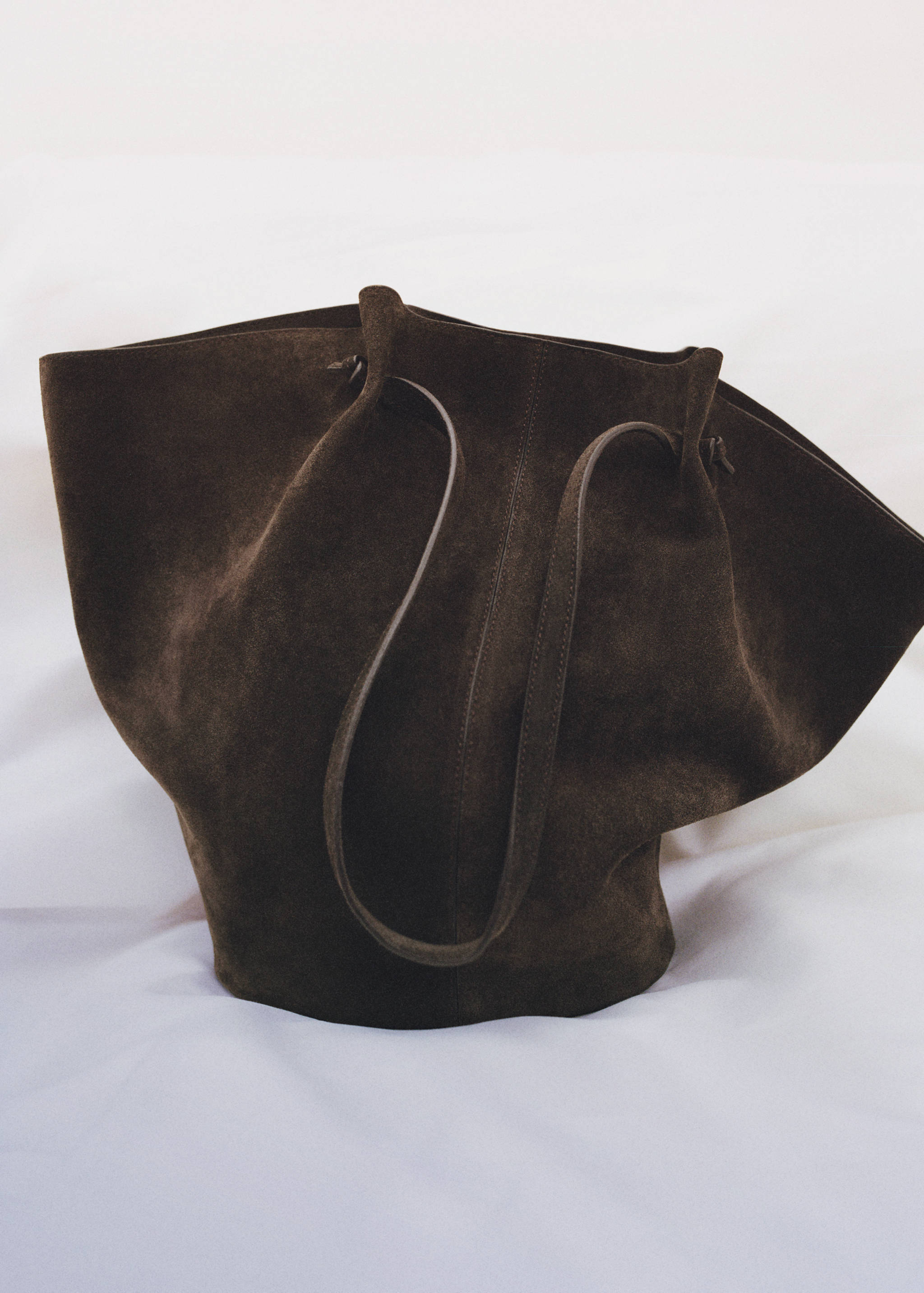 Suede leather shopper bag - Details of the article 6