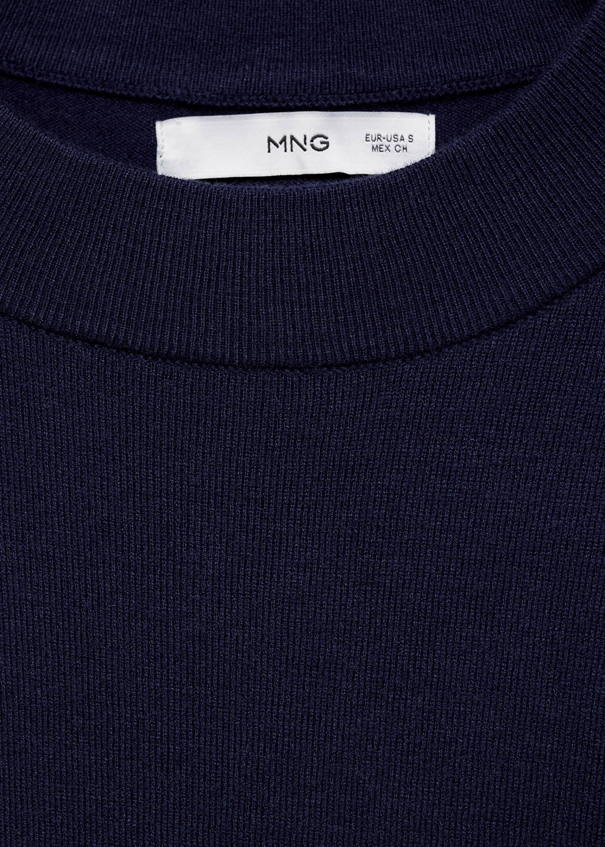 Knitted maternity sweater — Dark Navy