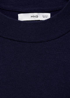 Knitted maternity sweater — Dark Navy 5
