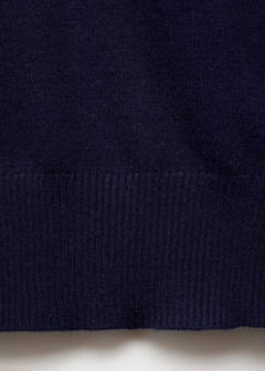Knitted maternity sweater — Dark Navy 6