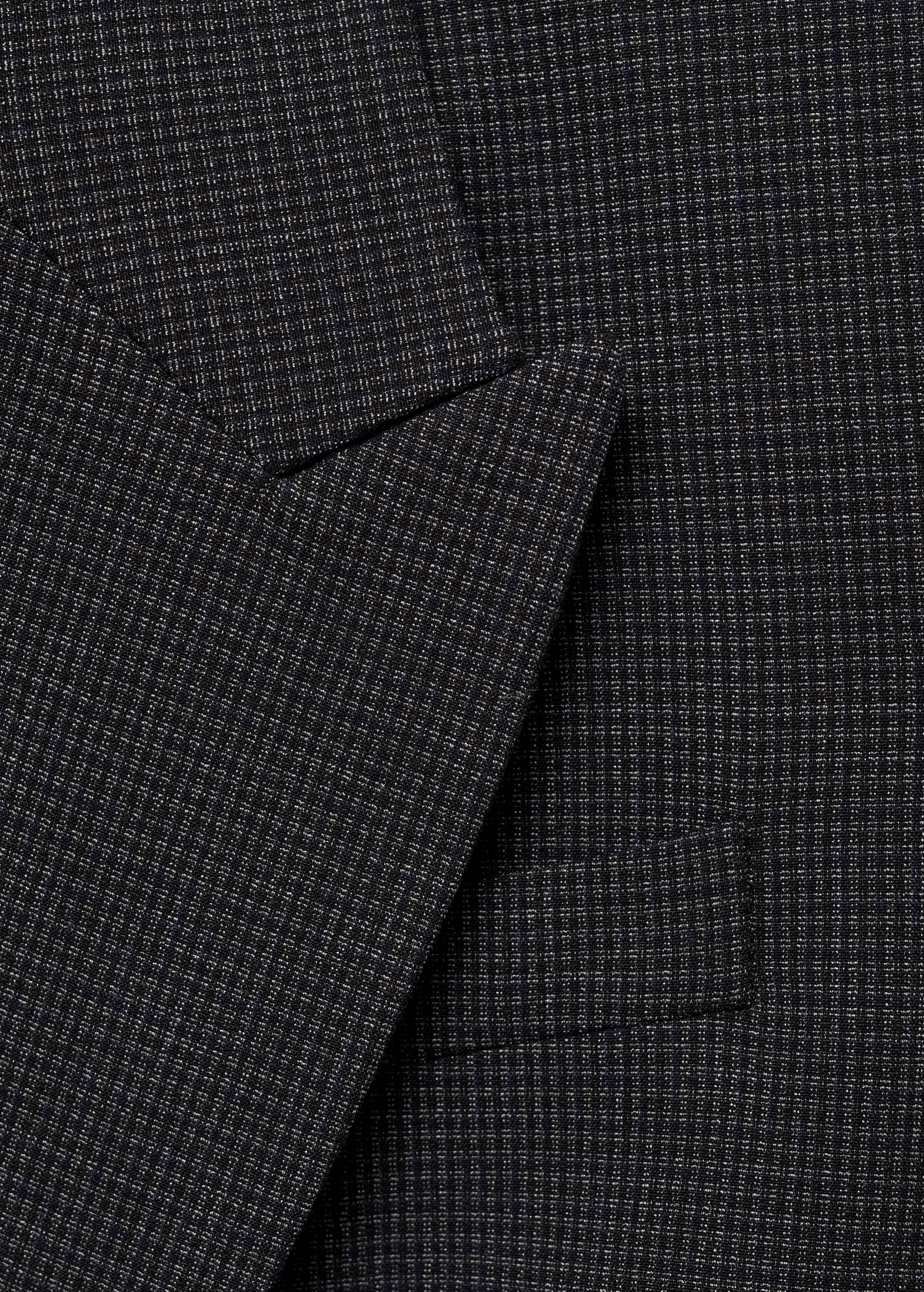 Straight-fit micro-houndstooth jacket - Details of the article 8