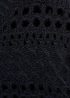 Openwork knit sweater — Dark Navy 10