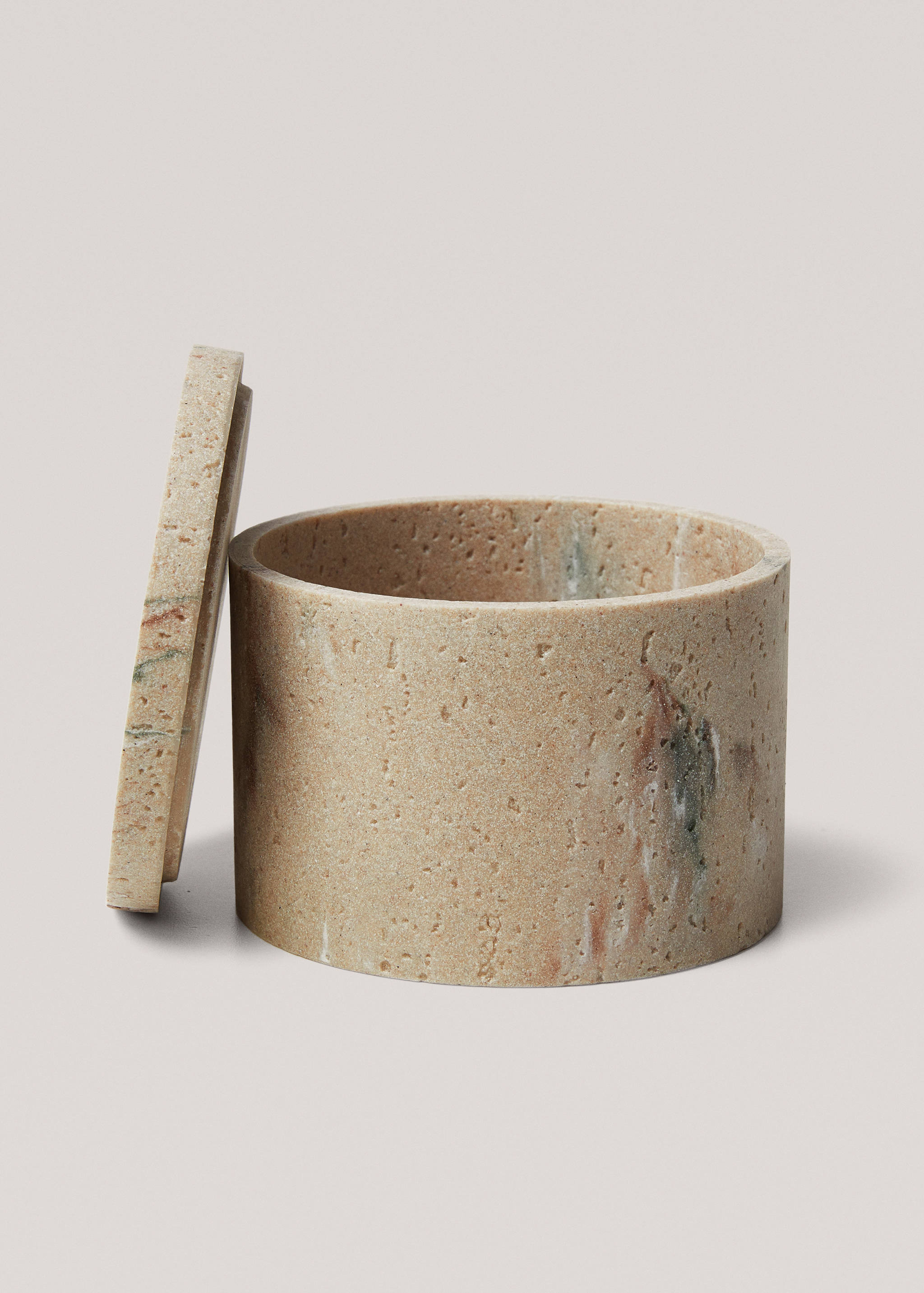 Medium marble-effect resin bottle - Details of the article 3