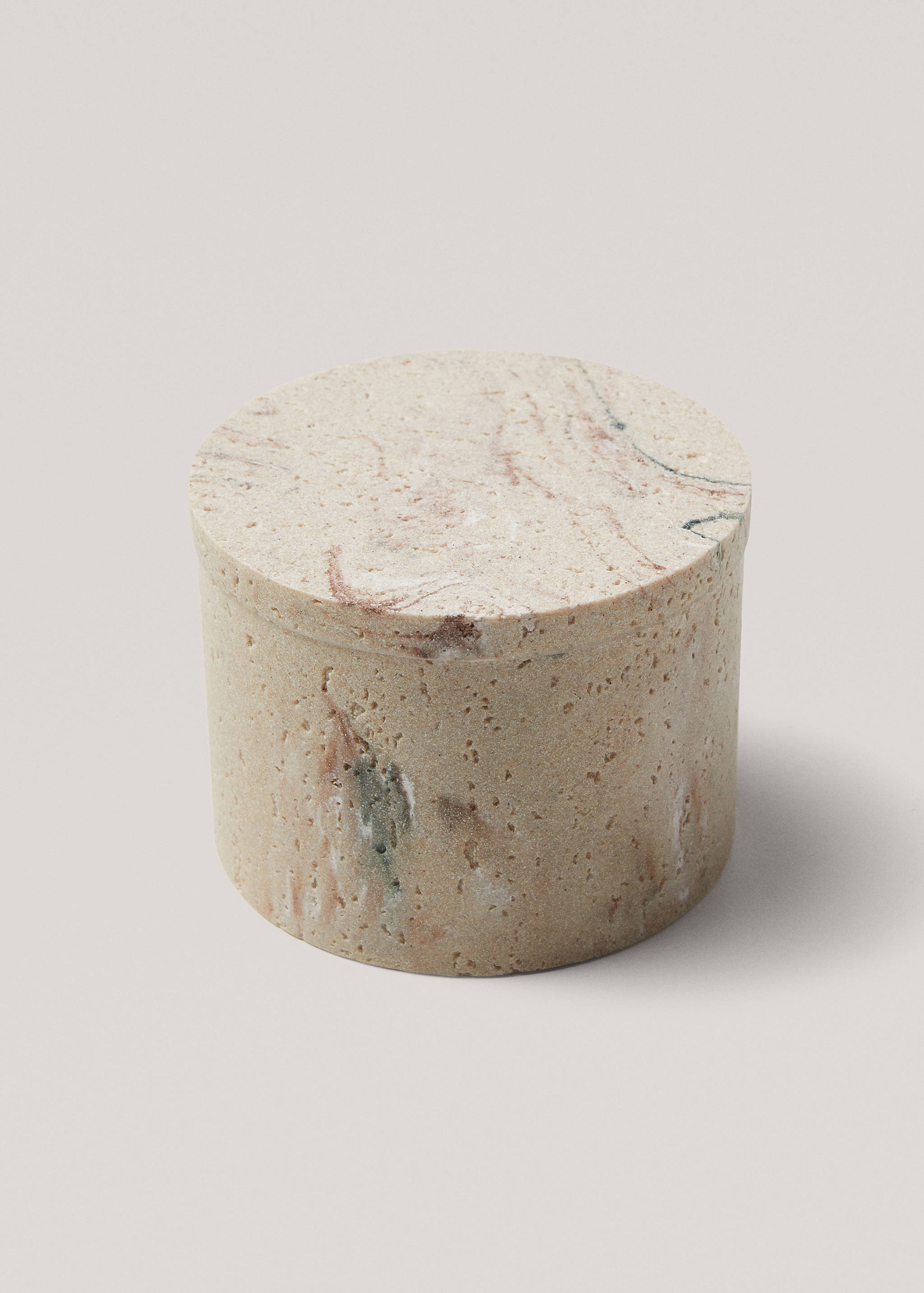 Medium marble-effect resin bottle - Details of the article 4