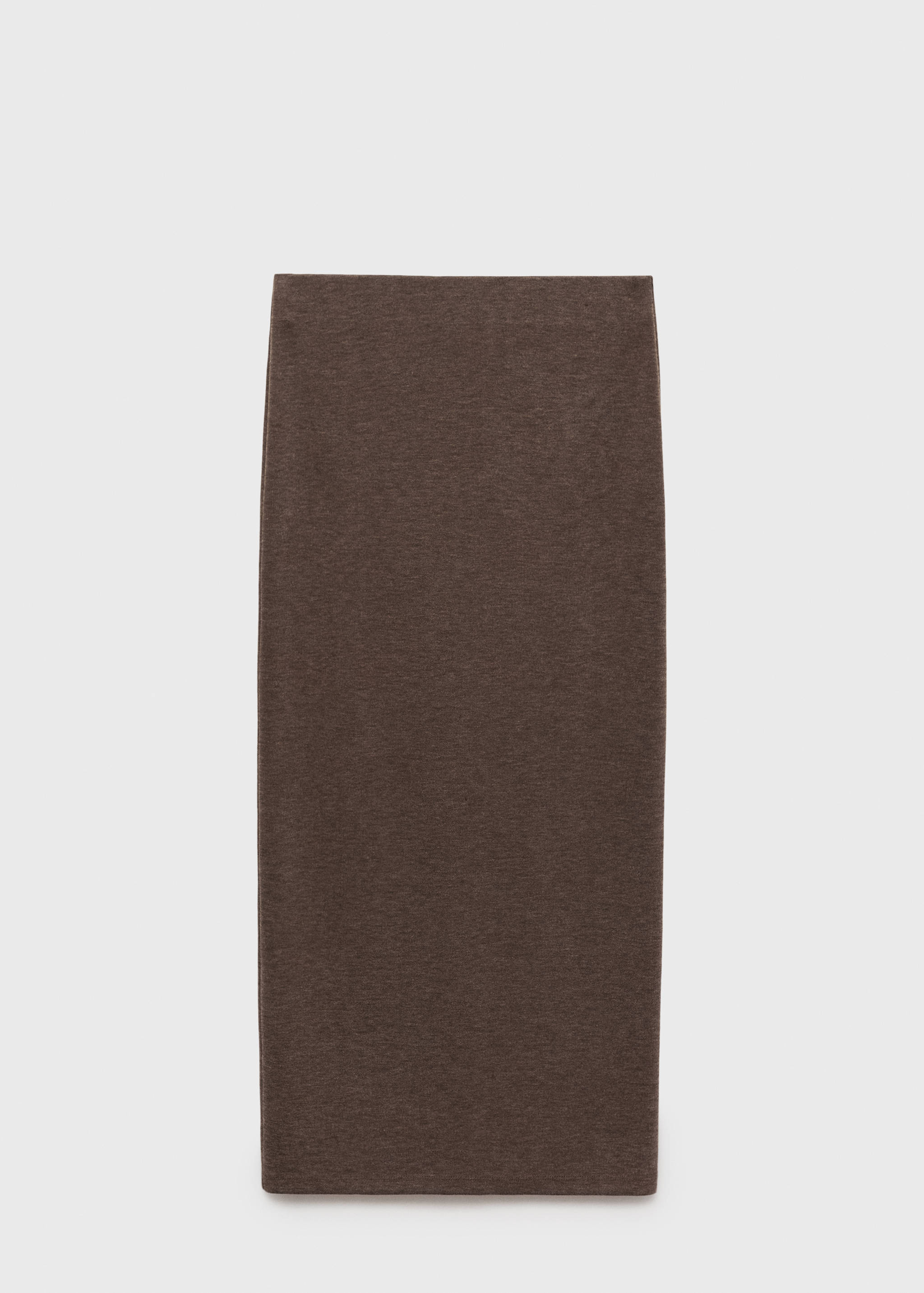 Slit knitted skirt - Article without model
