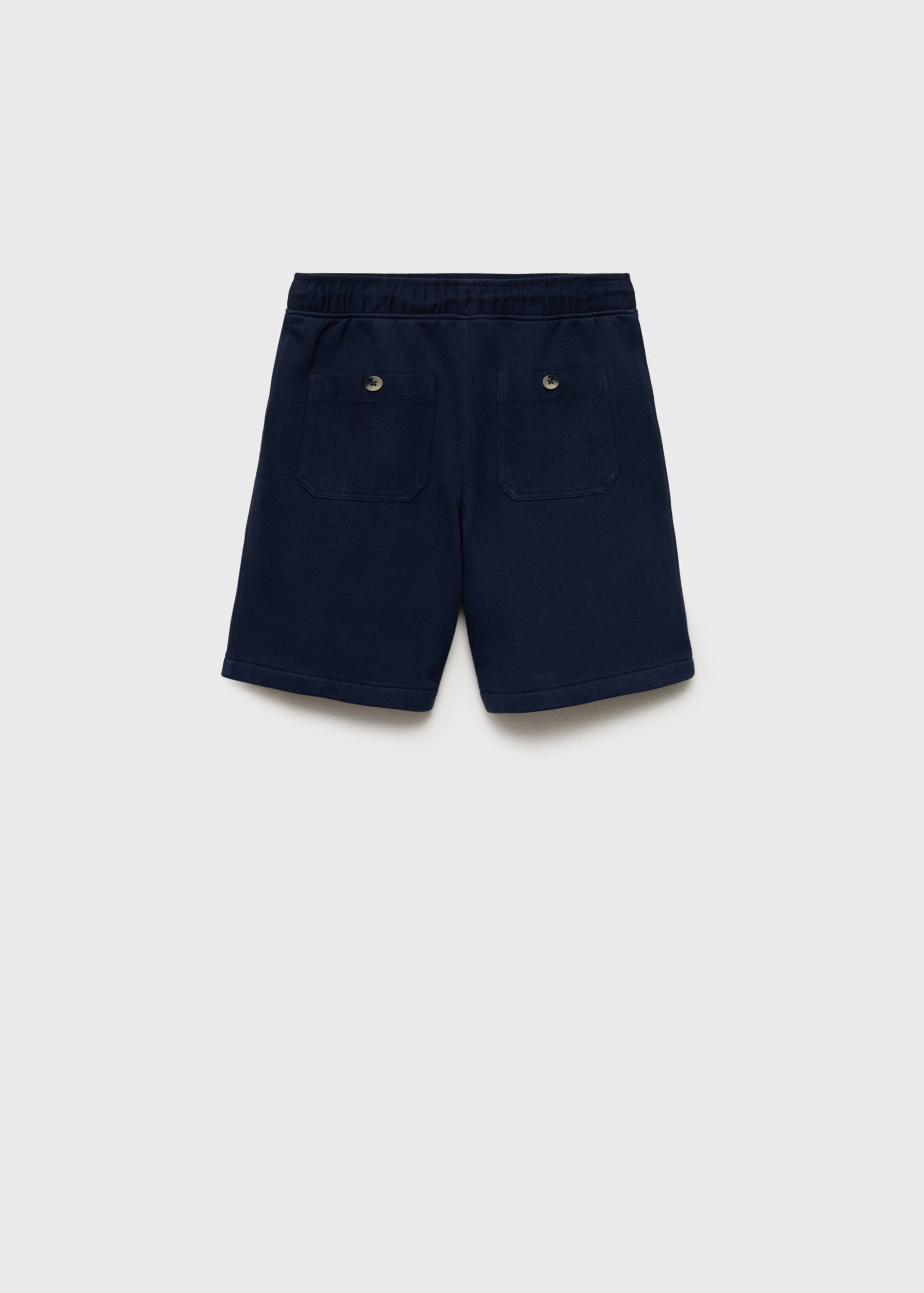 Drawstring Bermuda shorts - Reverse of the article