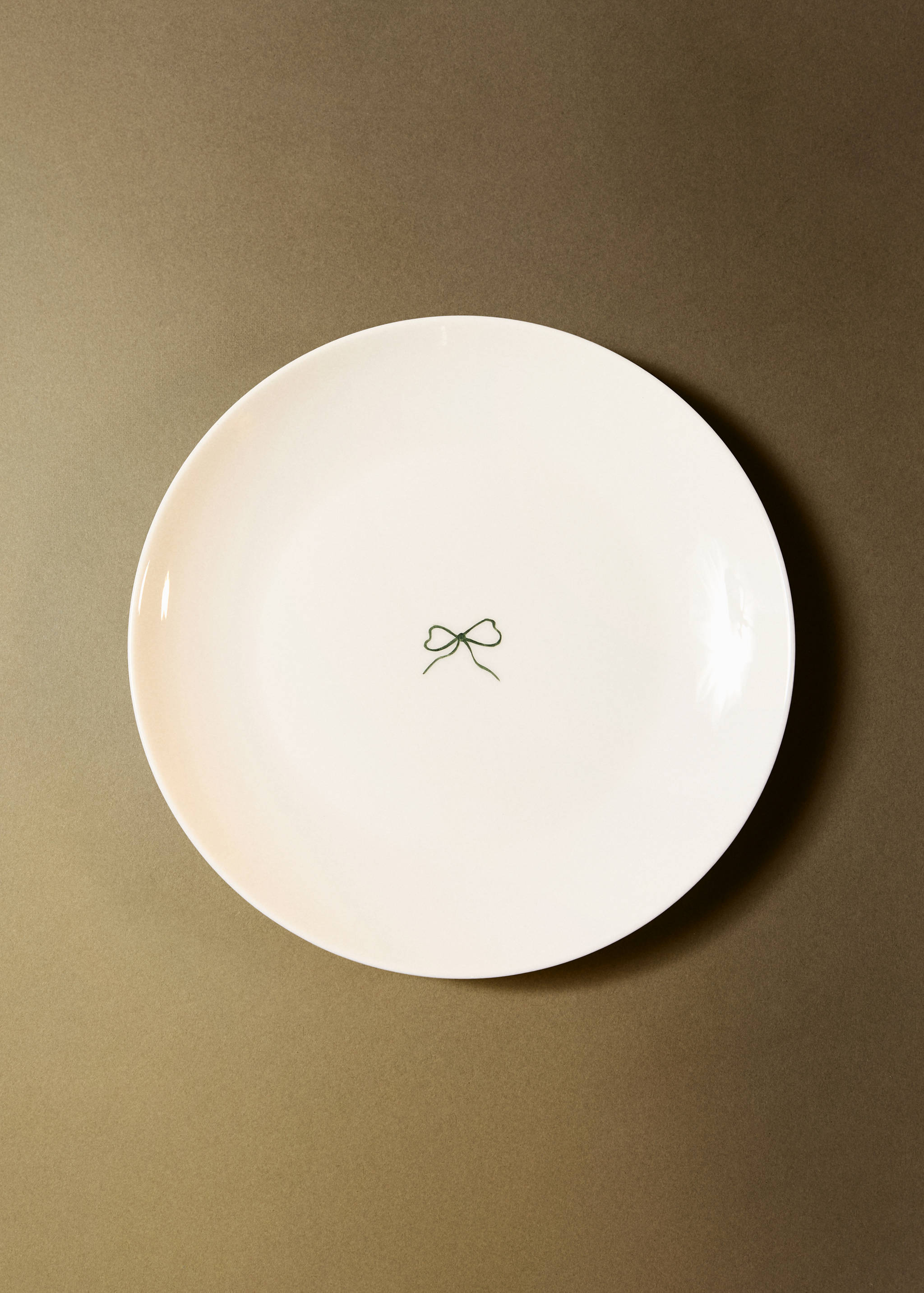 Bone china dessert plate - General plane