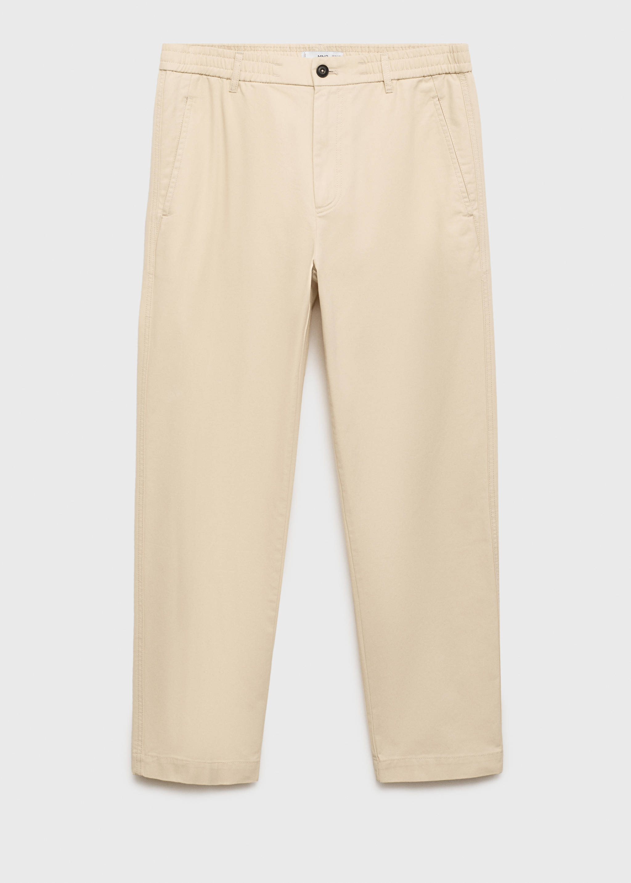 Pantalon coton cordon regular-fit - Article sans modèle