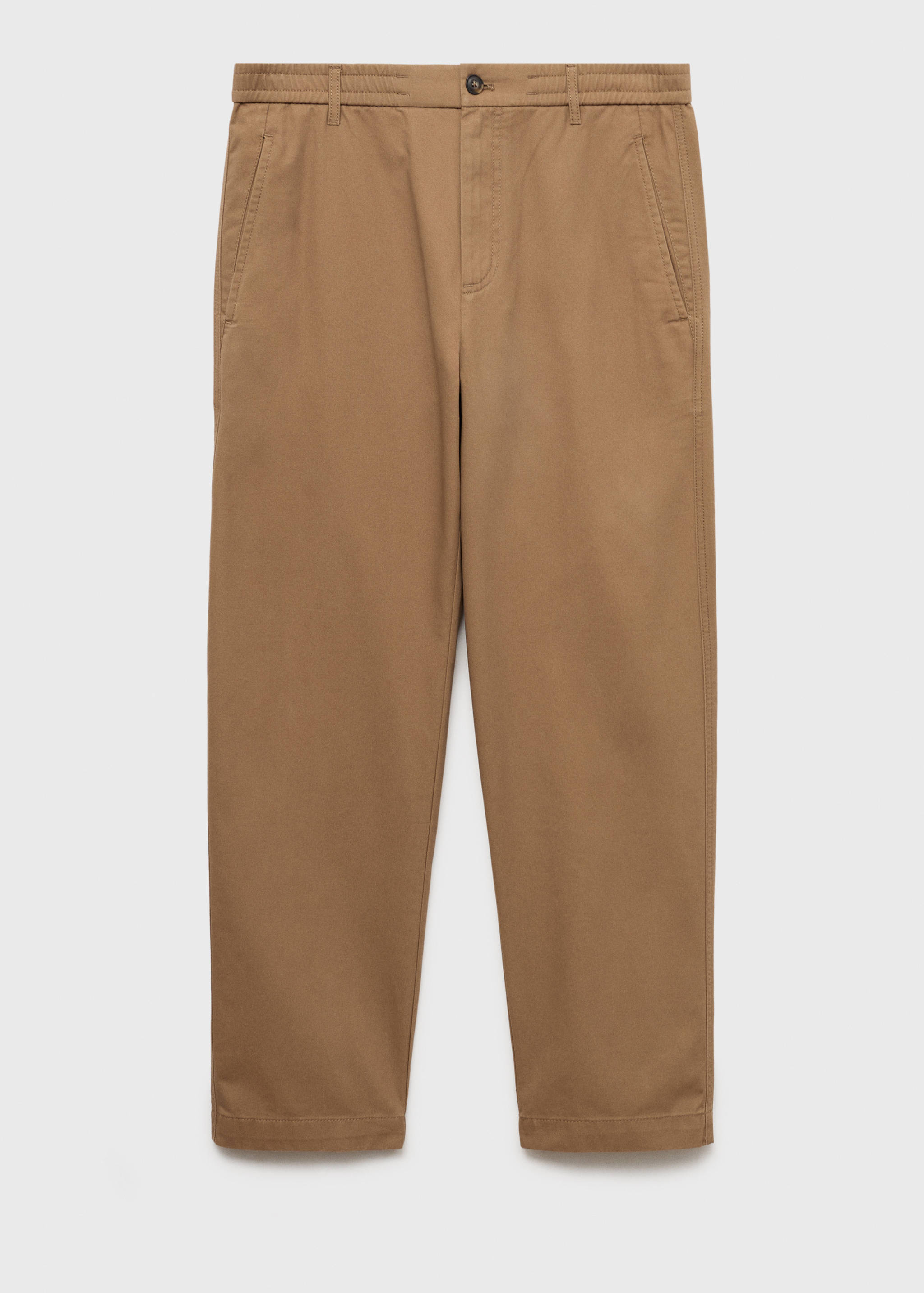 Pantalon coton cordon regular-fit - Article sans modèle