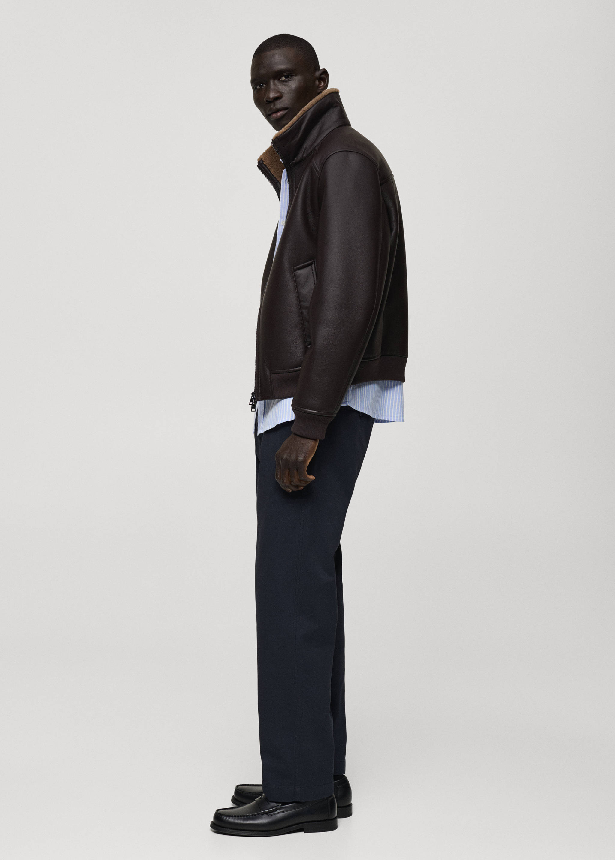 Pantalons cotó cordill regular fit - Detall de l'article 2