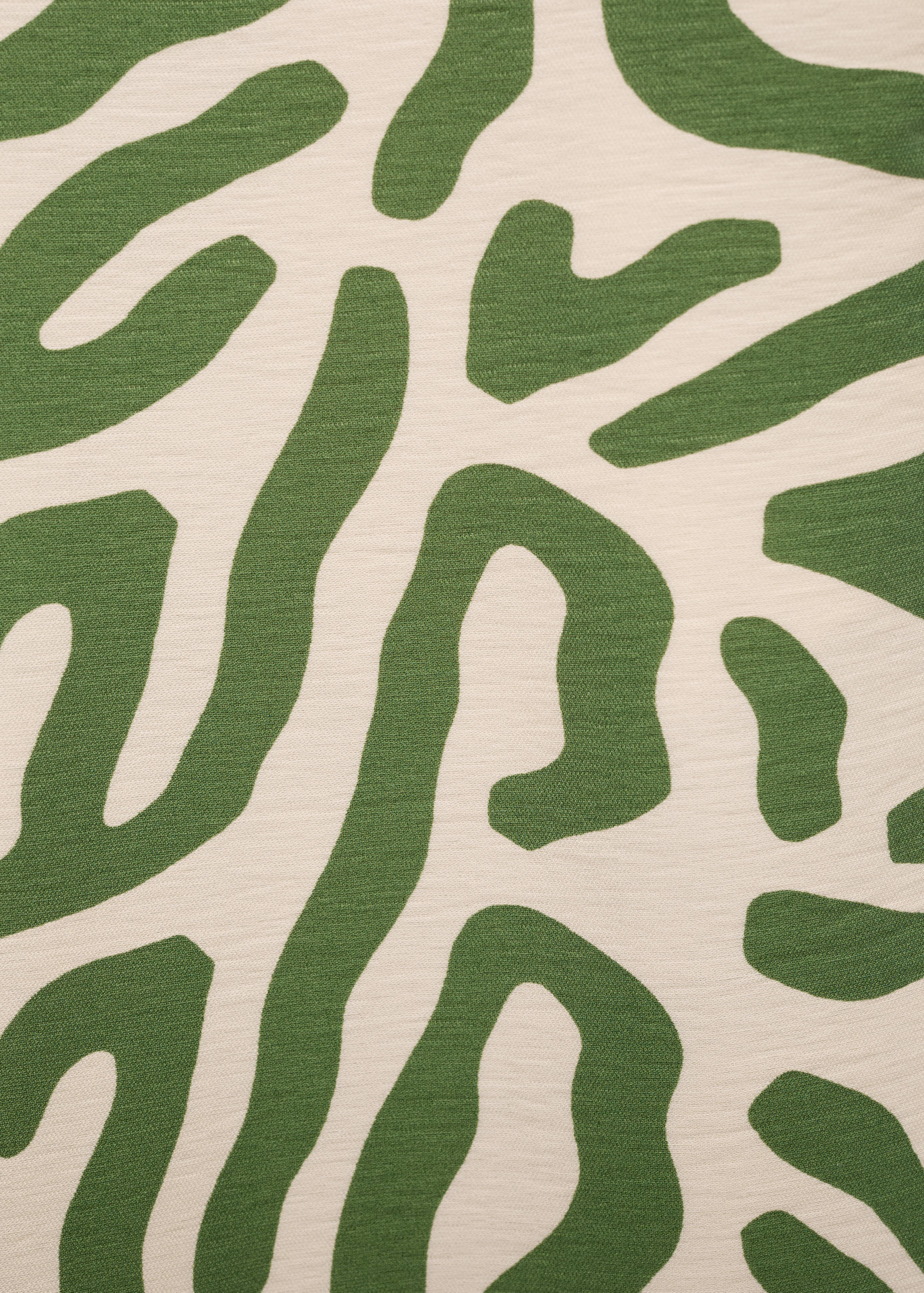 Printed straight pants - Details of the article 0