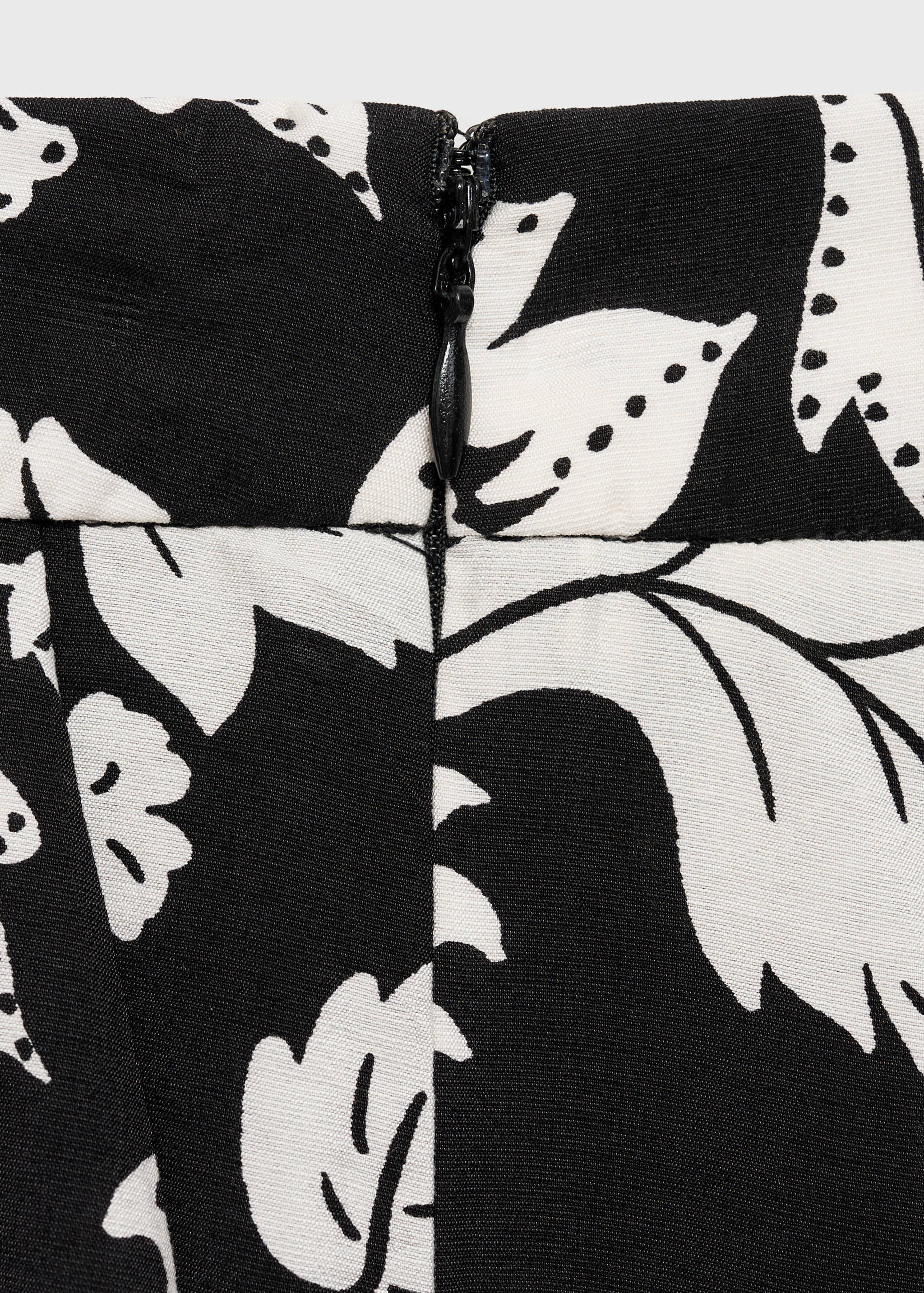 Pantalón recto estampado floral - Detalle del artículo 8