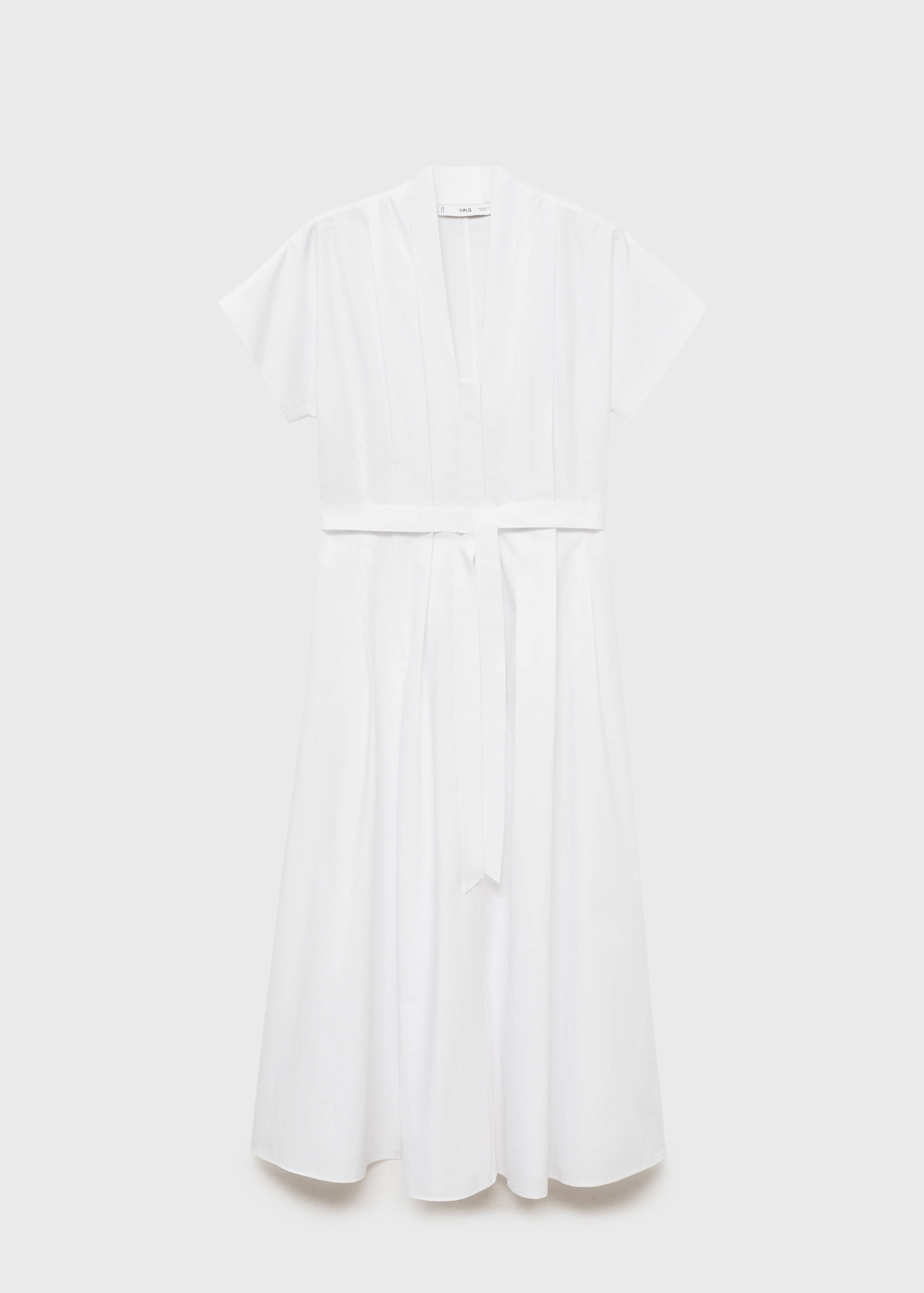 Bow pleats dress - Article without model