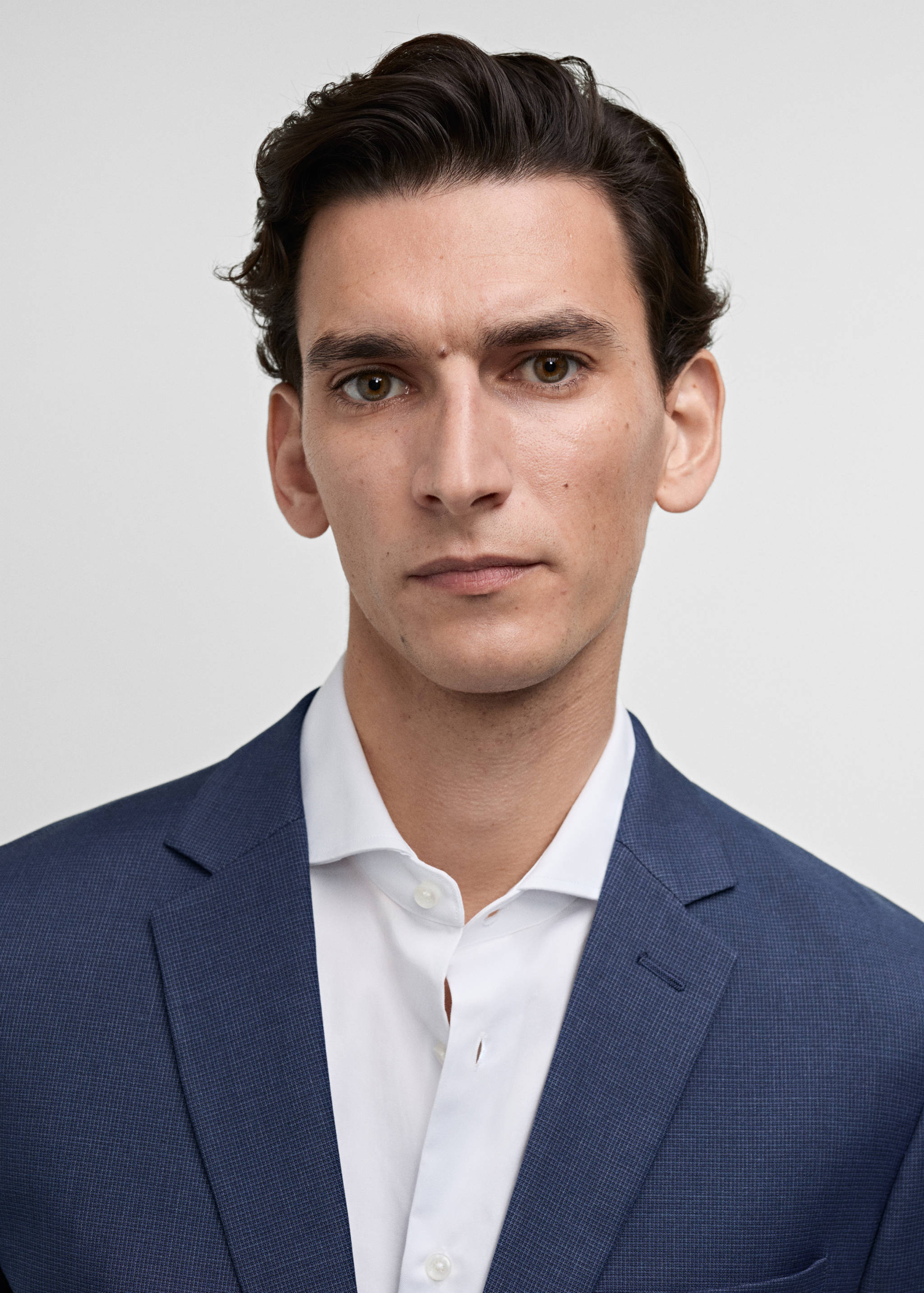 Super slim-fit suit jacket in stretch fabric - Details of the article 1