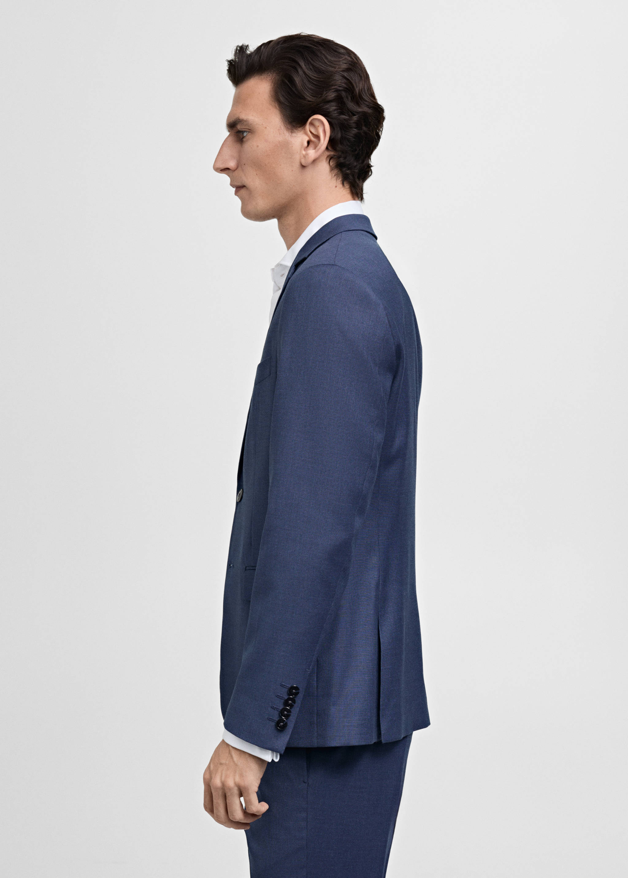 Super slim-fit suit jacket in stretch fabric - Details of the article 2