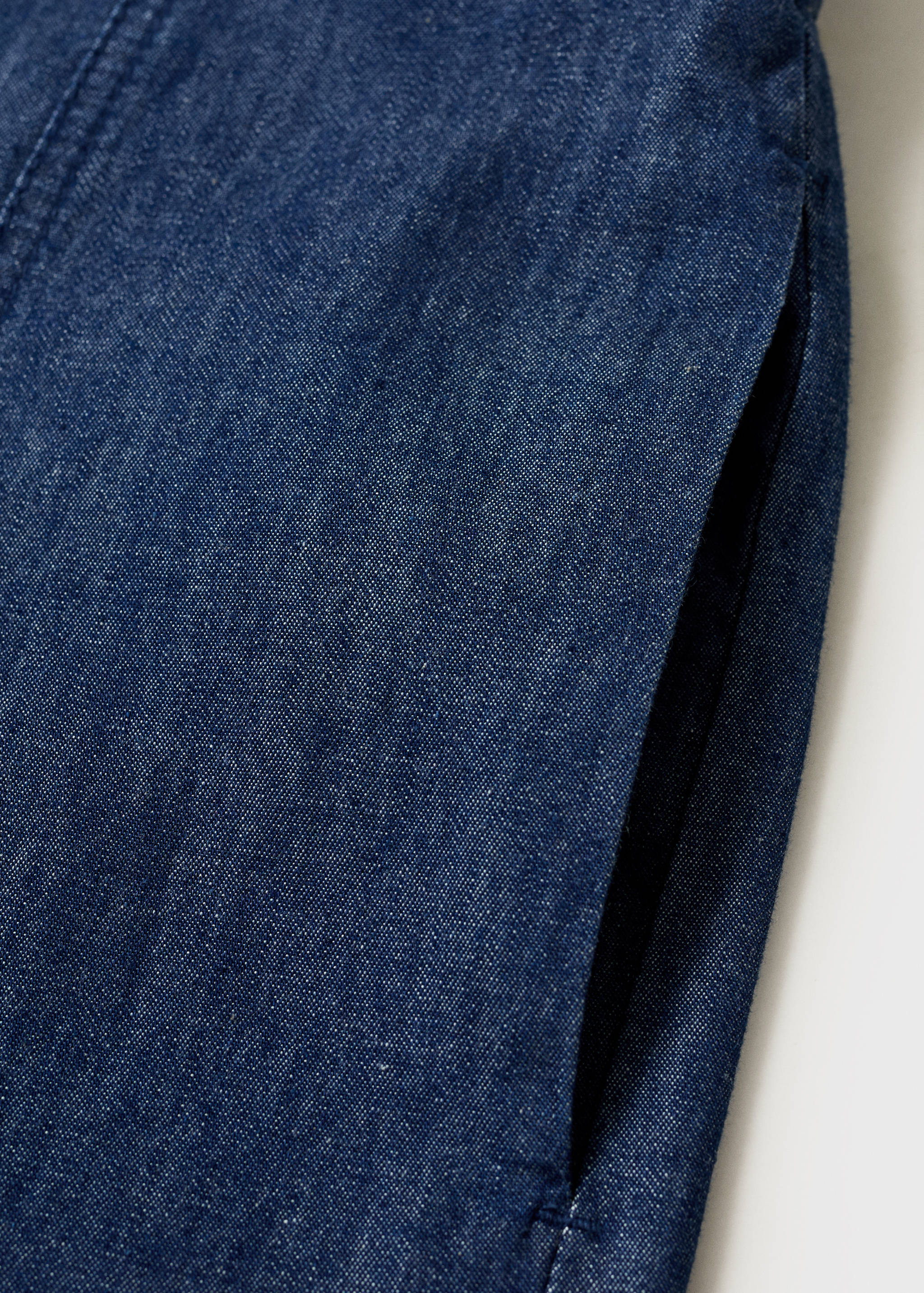 Pantalon style jupe-culotte effet jean - Détail de l'article 0