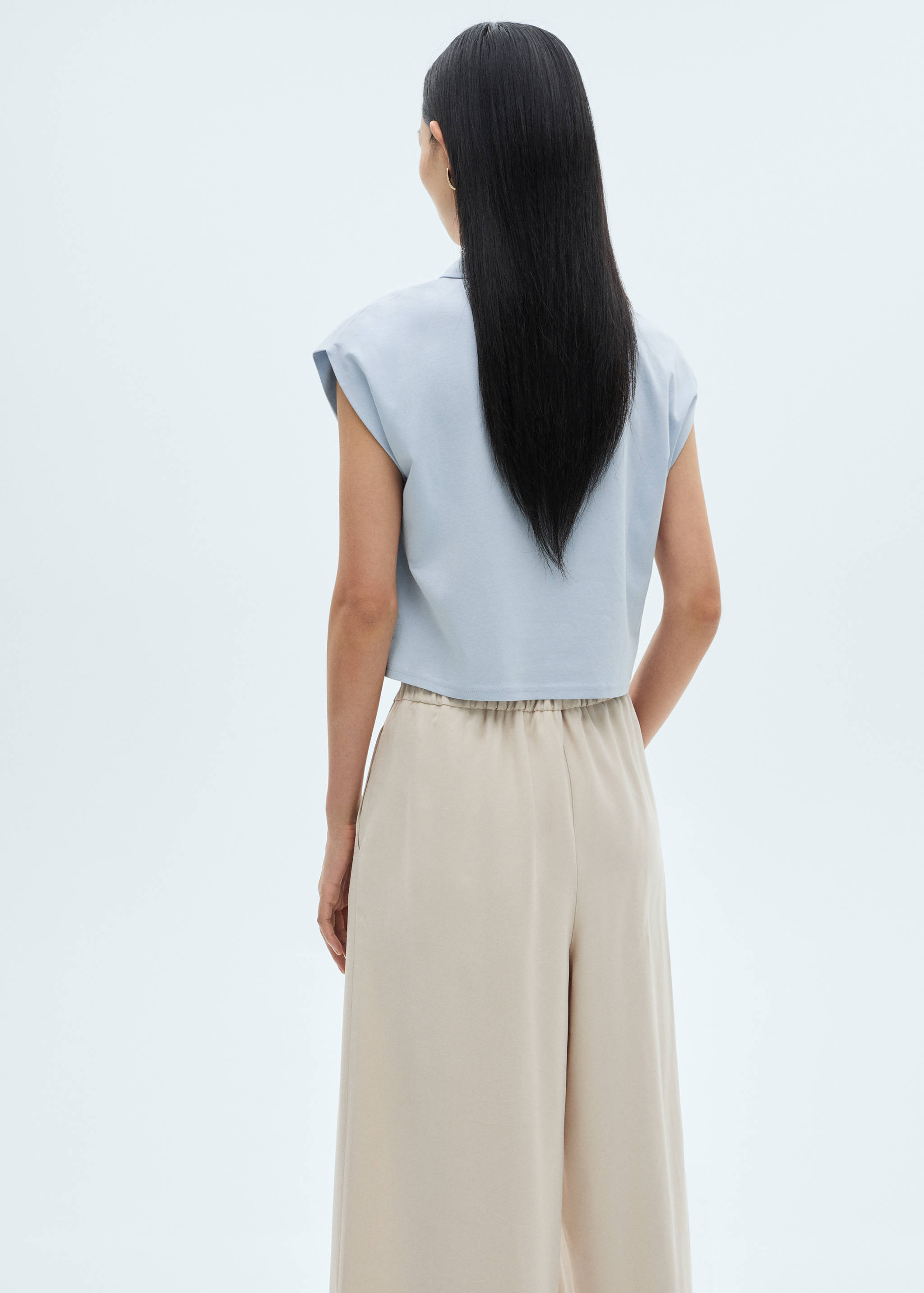 Polo coton manches courtes - Verso de l’article