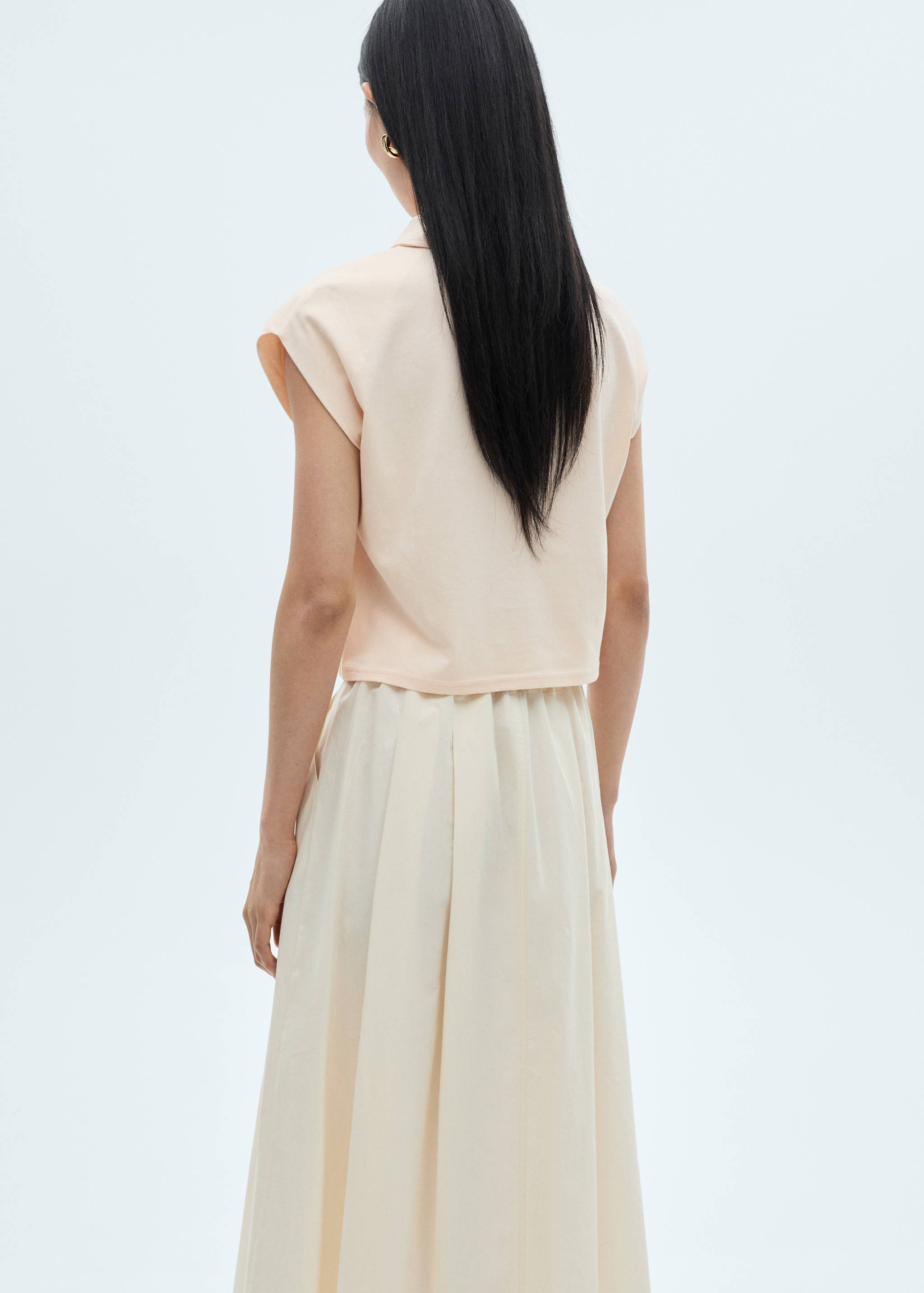 Polo coton manches courtes - Verso de l’article