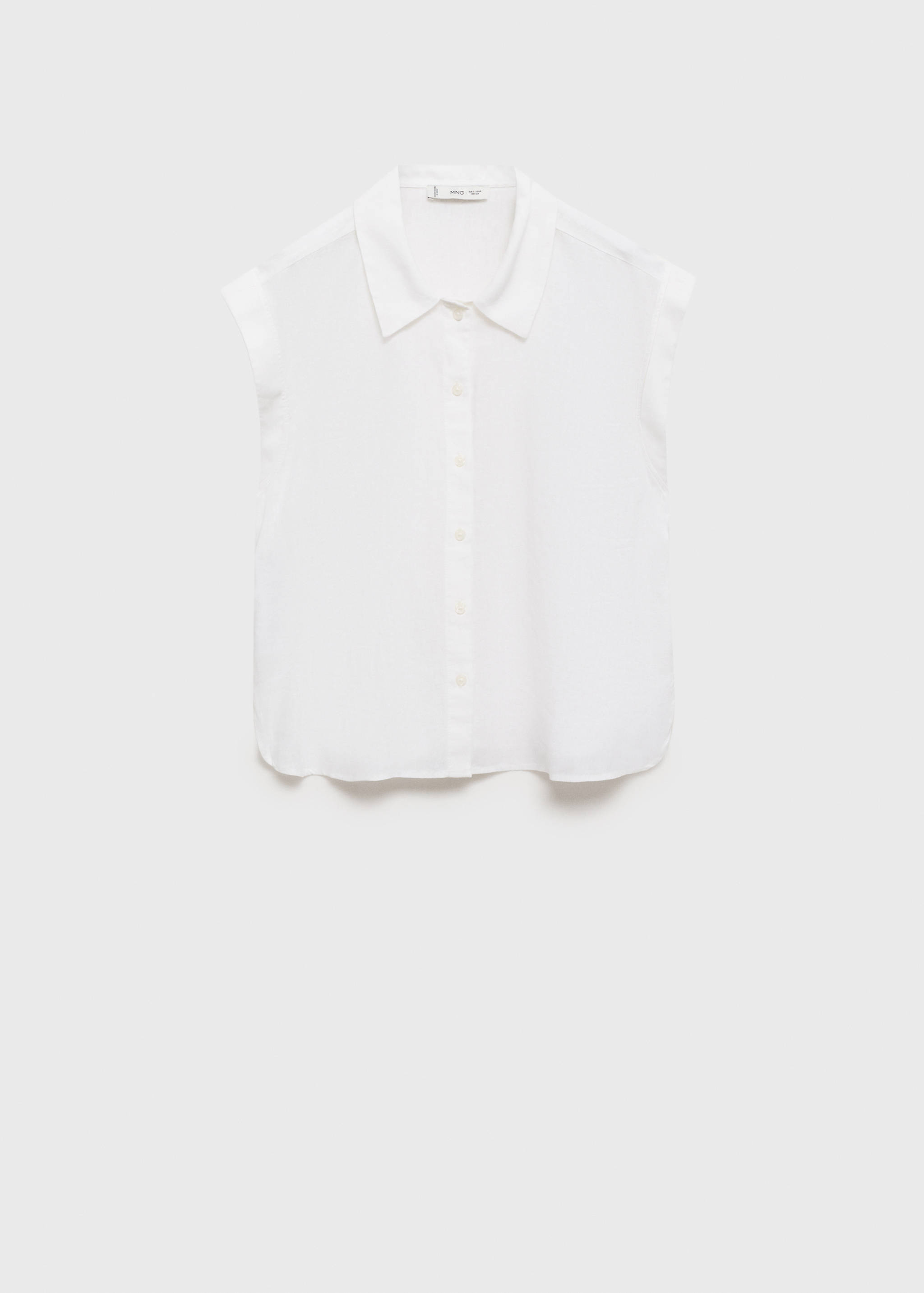 Flowing linen blouse - Article without model