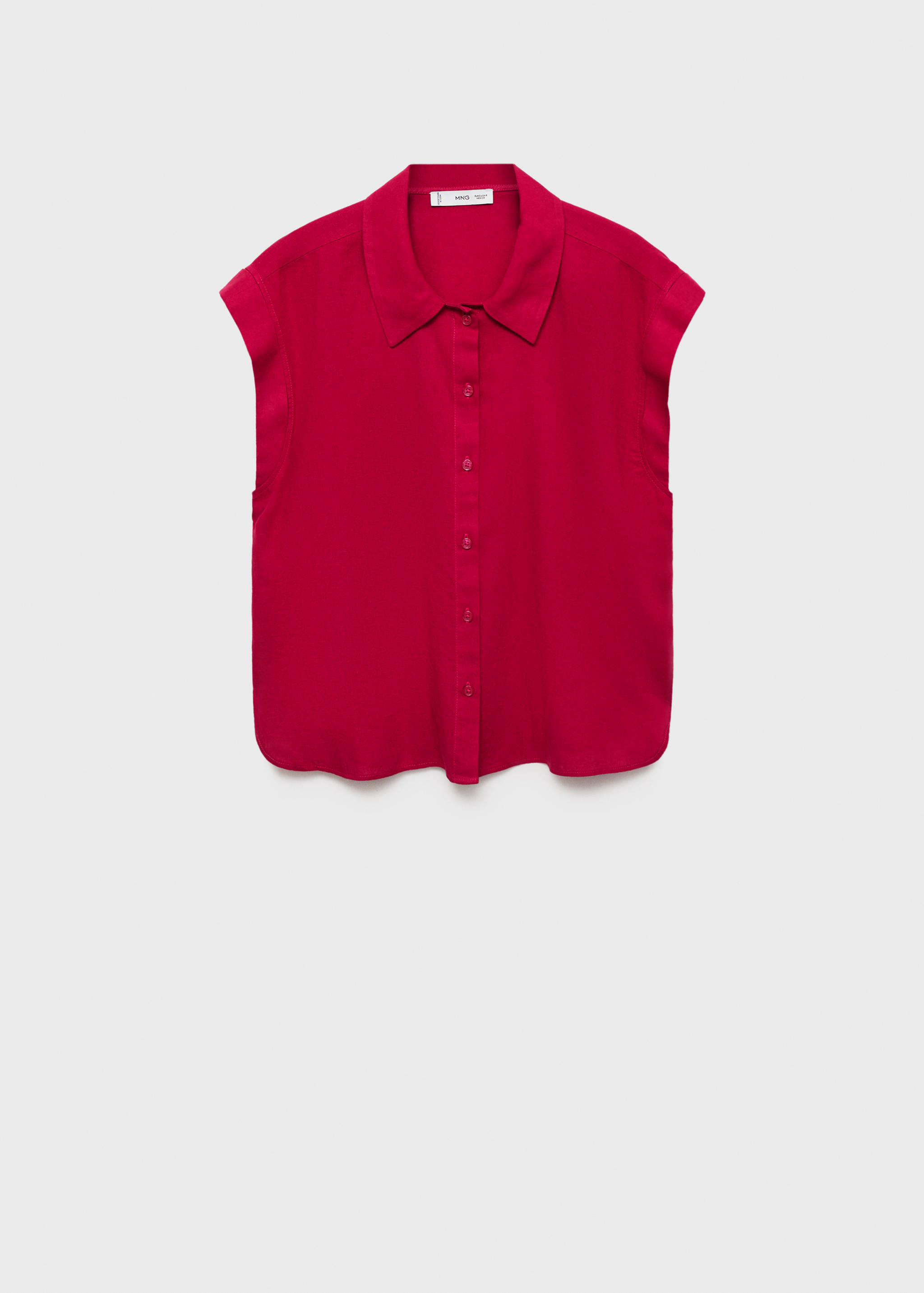 Flowing linen blouse - Article without model