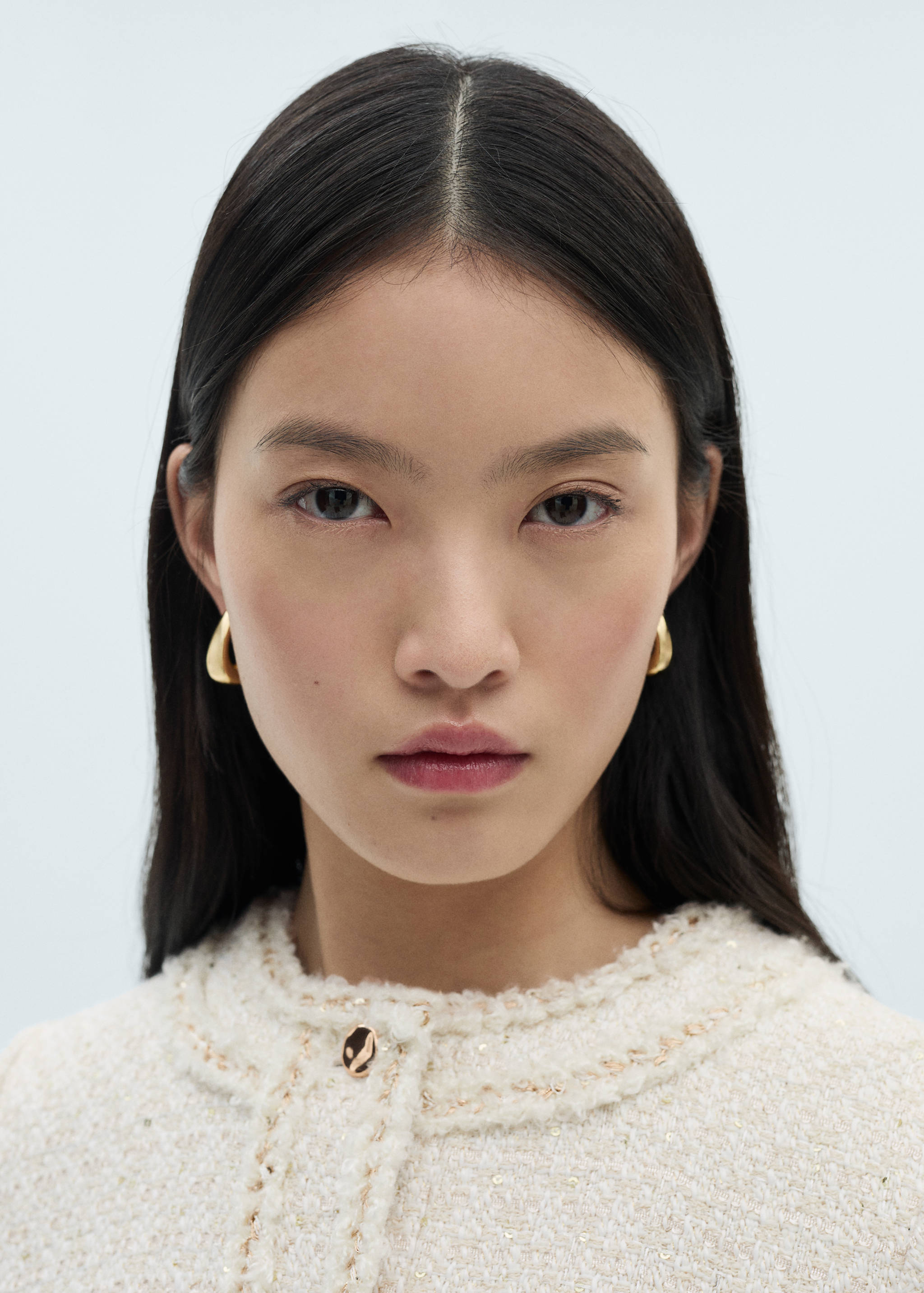 Tweed jacket with jewel buttons - Details of the article 1