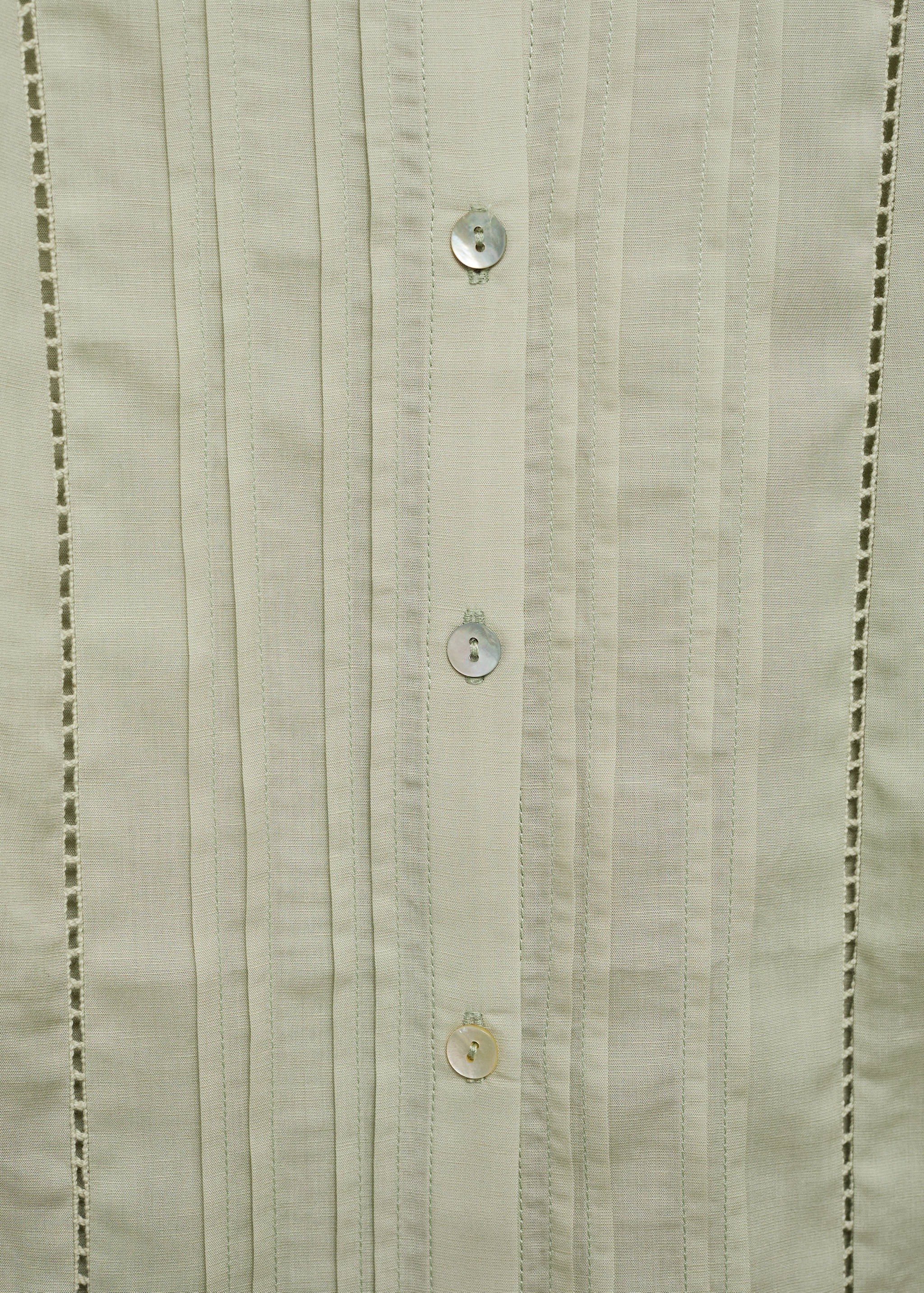 Bluză din lyocell cu detalii ajurate - Detaliu al articolului 8