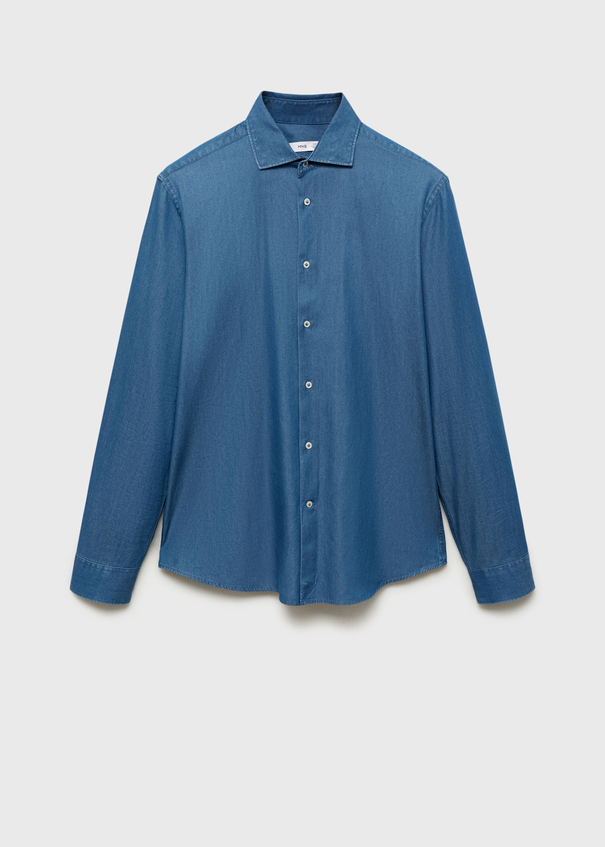 100% cotton chambray shirt - Article without model