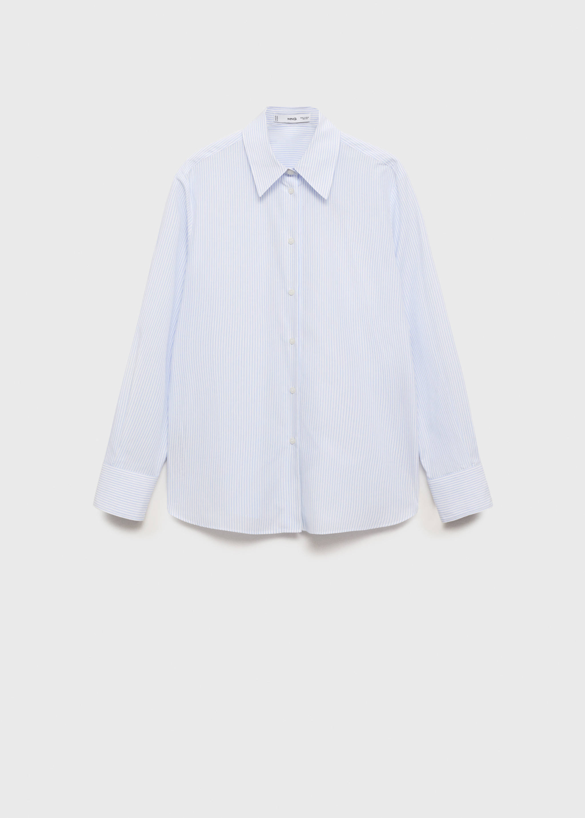 Regular cotton lyocell-blend shirt - Article without model