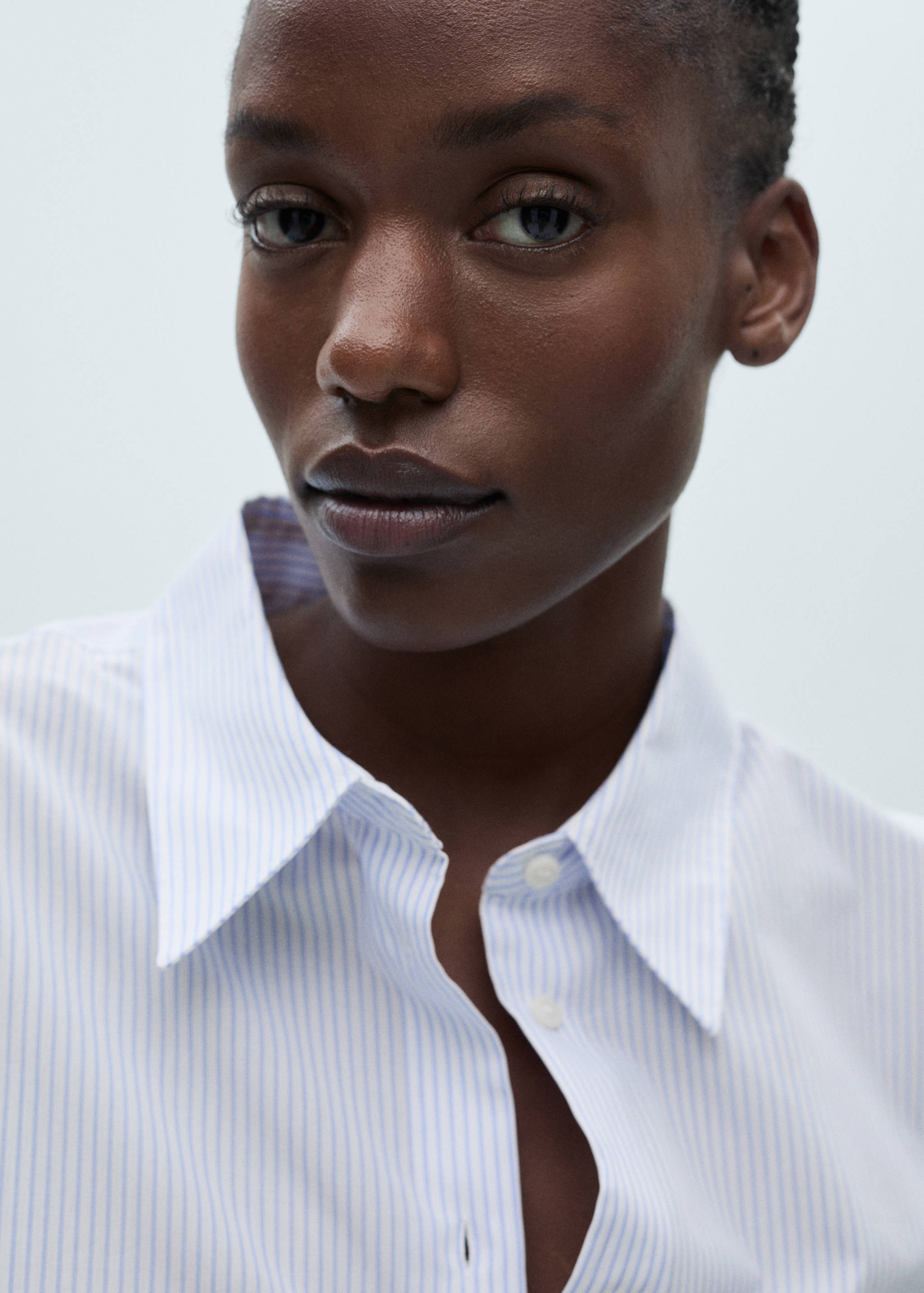 Regular cotton lyocell-blend shirt - Details of the article 4