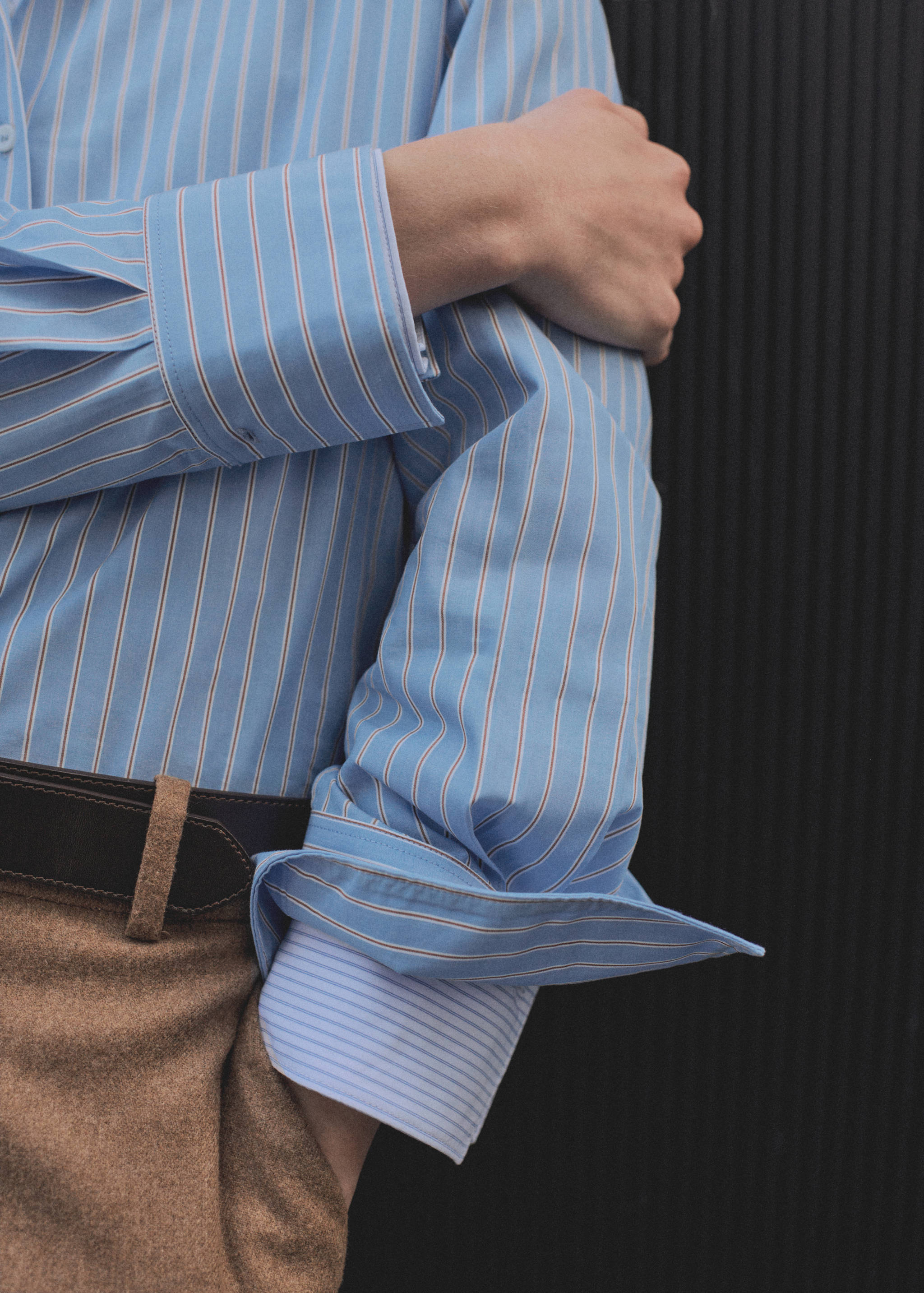 Regular cotton lyocell-blend shirt - Details of the article 6