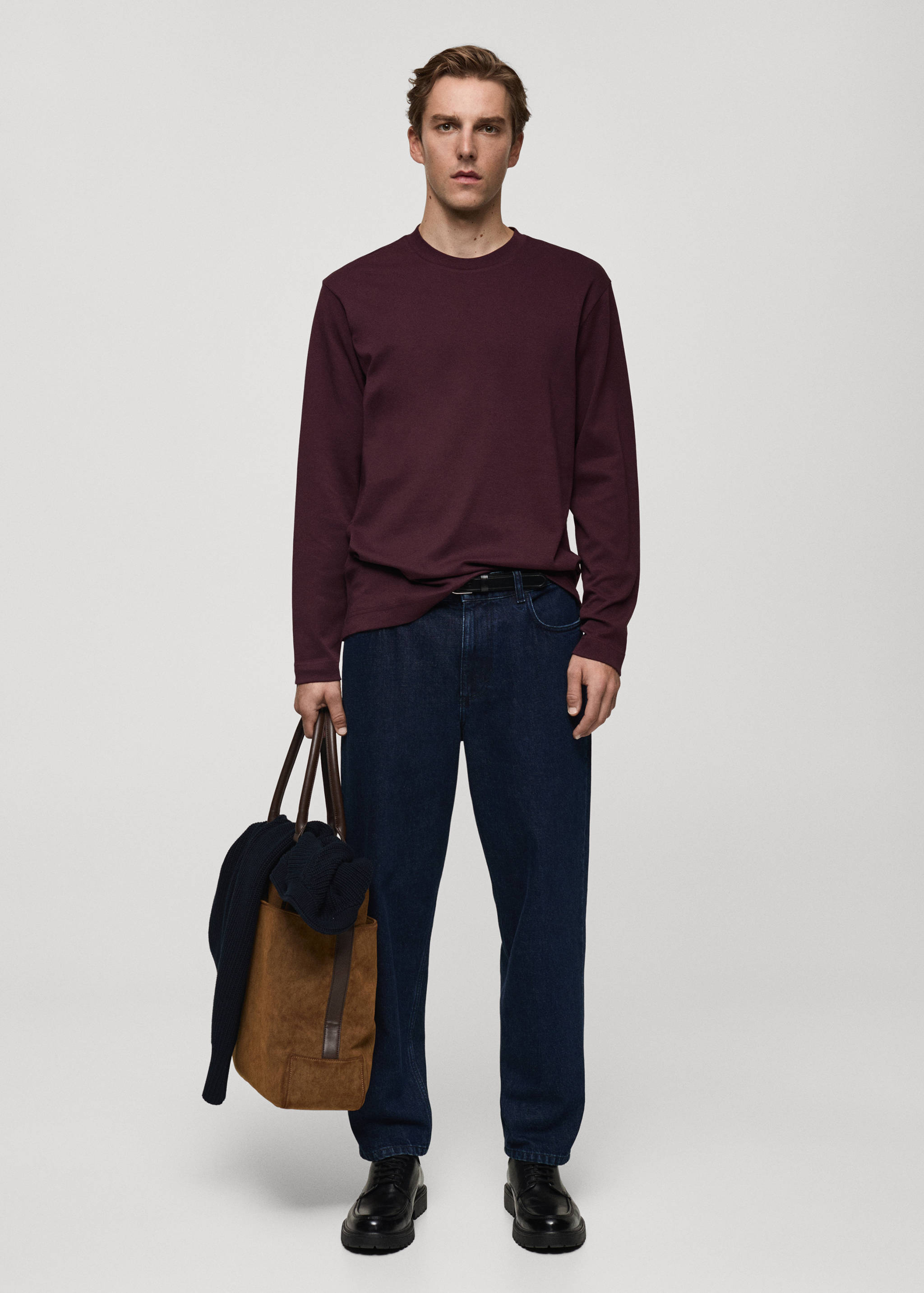 T-shirt manches longues regular-fit - Plan général