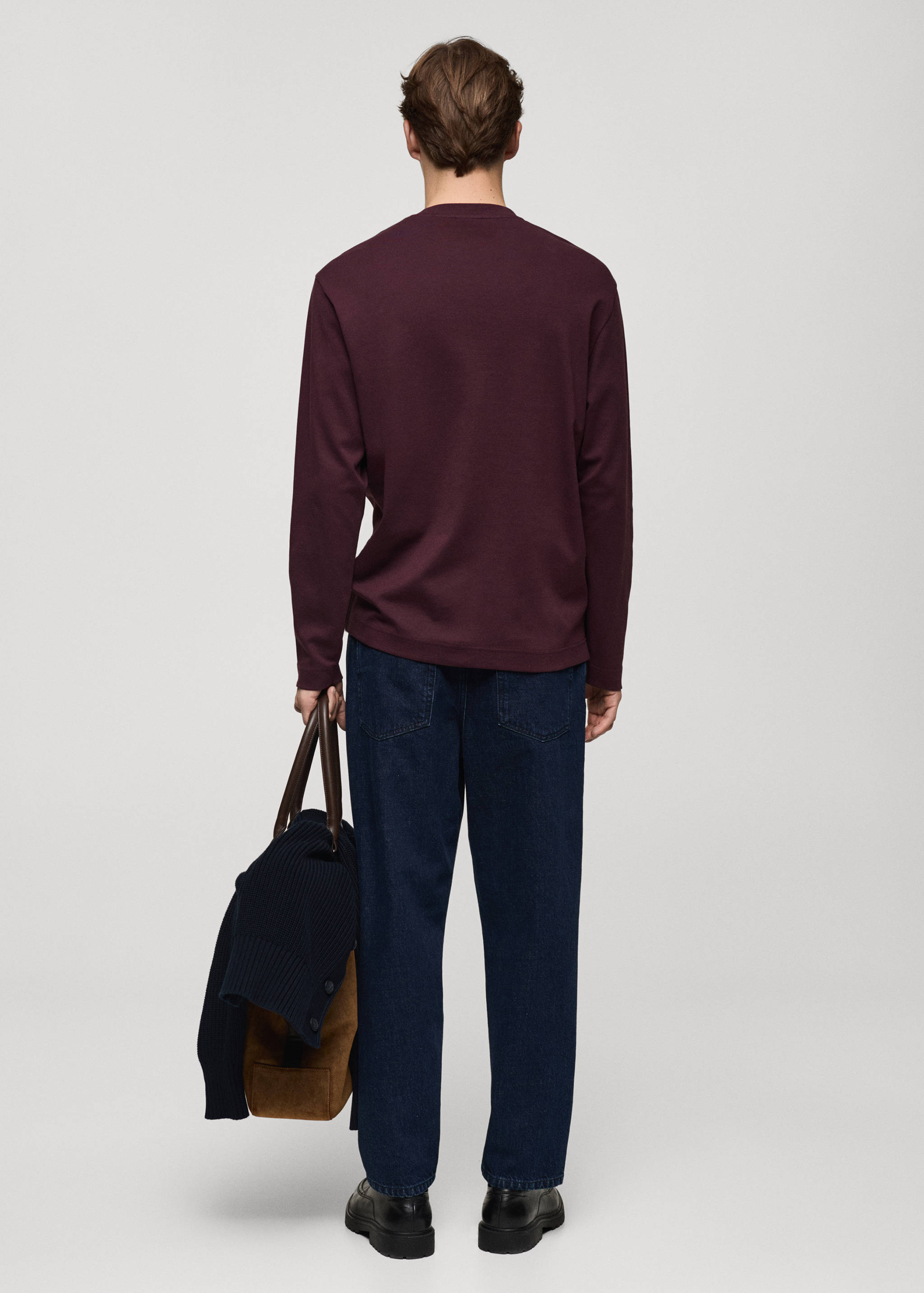 T-shirt manches longues regular-fit - Verso de l’article