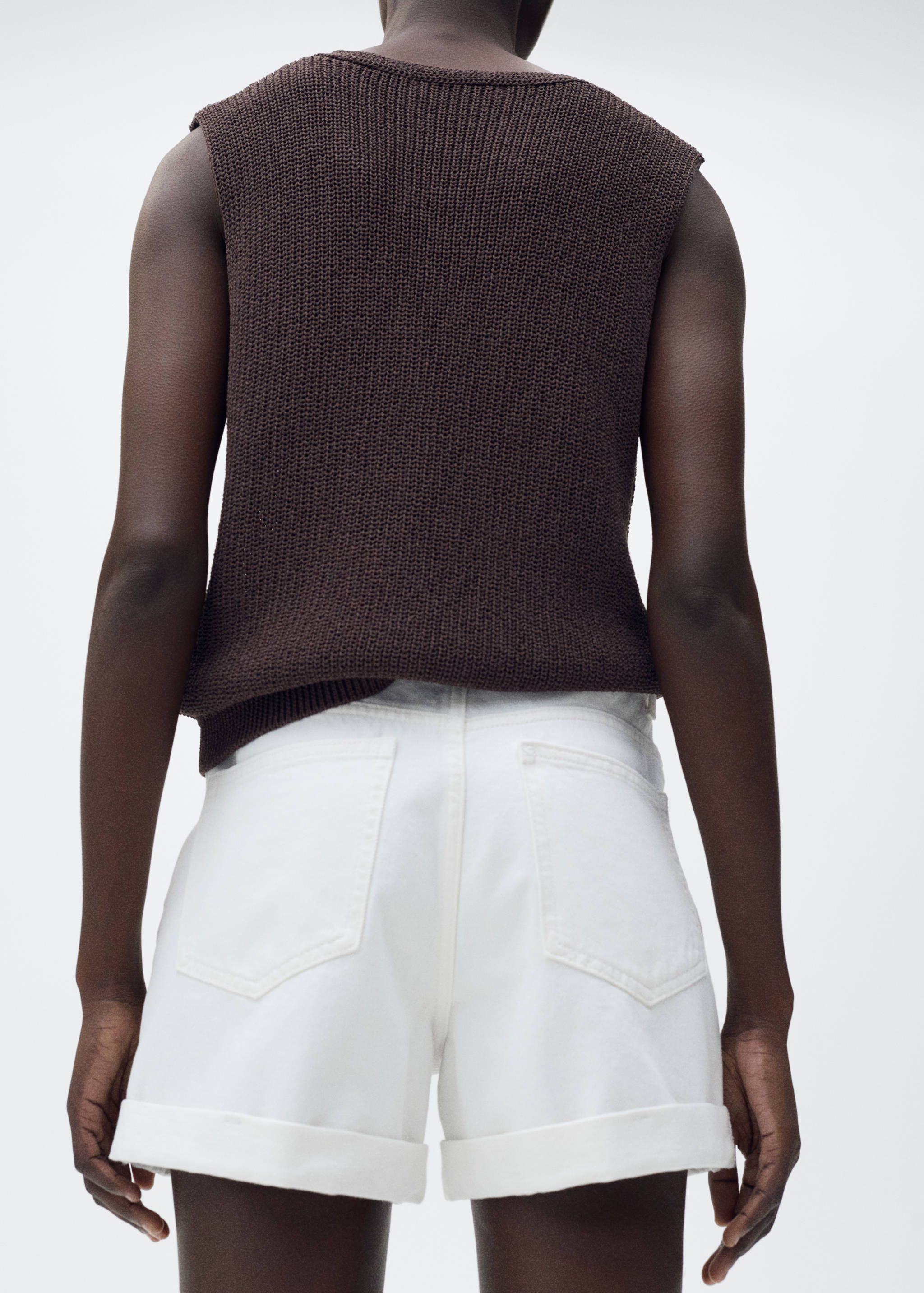 Shorts texans mom-fit tir alt - Revers de l'article