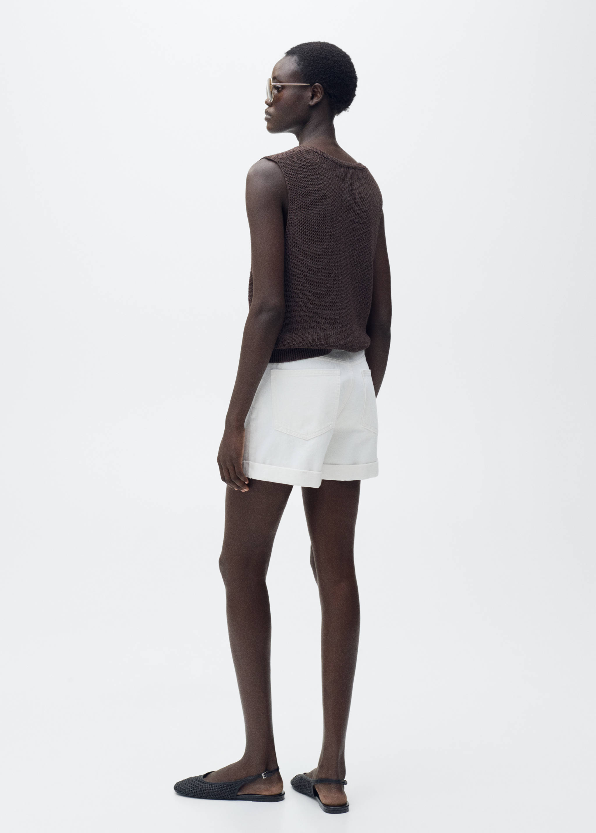 Shorts texans mom-fit tir alt - Detall de l'article 1