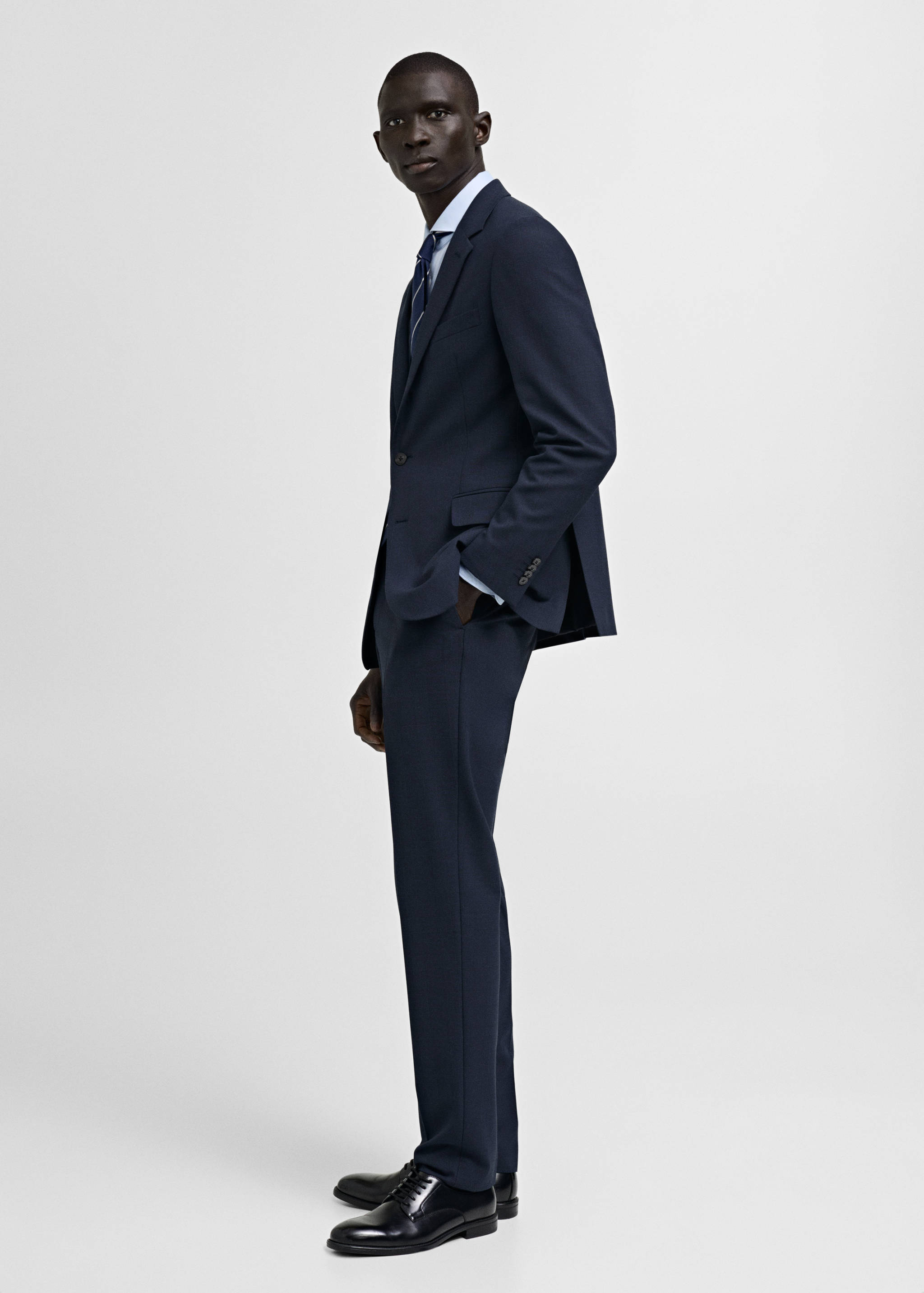 Milan slim-fit suit trousers - Details of the article 2